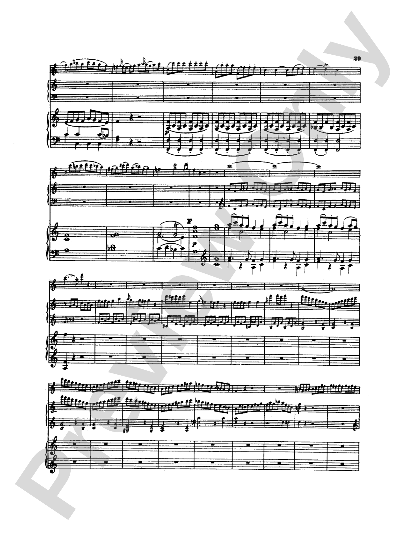 Mozart: Concerto in C Major, K. 299: Flute Part(s)
