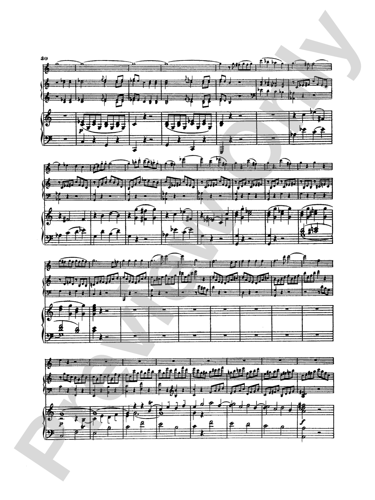 Mozart: Concerto in C Major, K. 299: Flute Part(s)