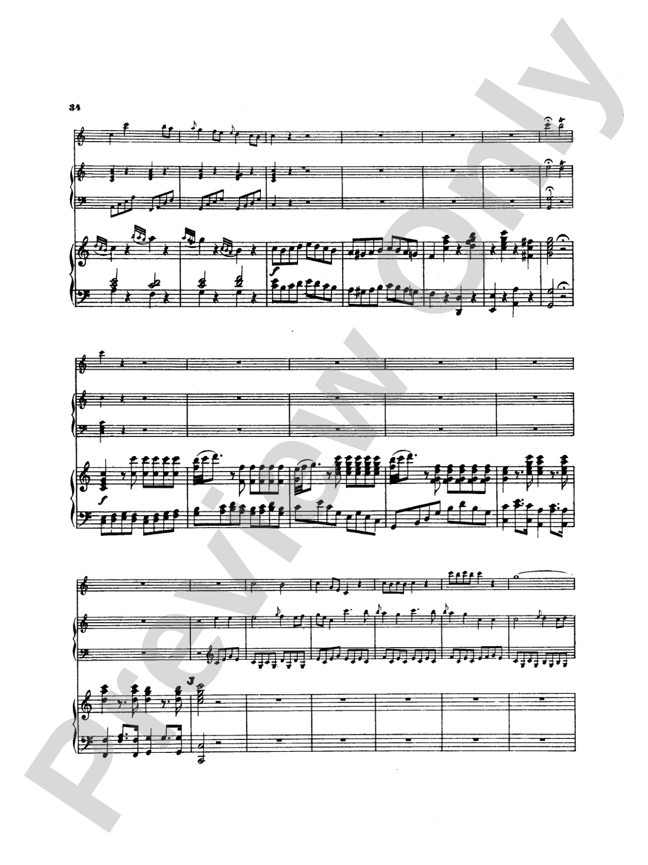 Mozart: Concerto in C Major, K. 299: Flute Part(s)