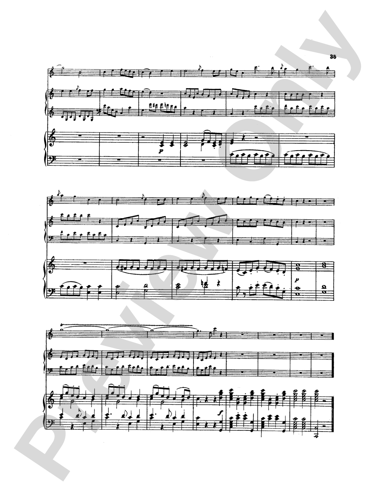 Mozart: Concerto in C Major, K. 299: Flute Part(s)