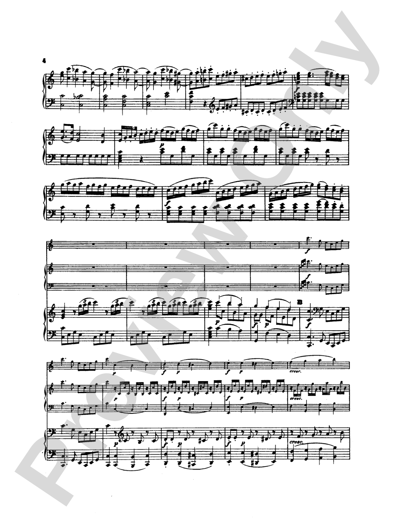 Mozart: Concerto in C Major, K. 299: Flute Part(s)
