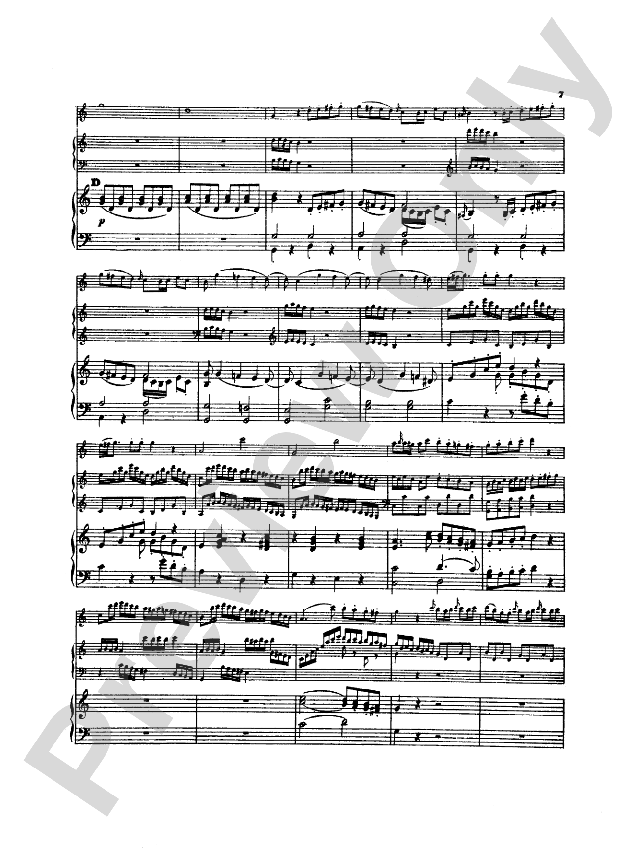 Mozart: Concerto in C Major, K. 299: Flute Part(s)