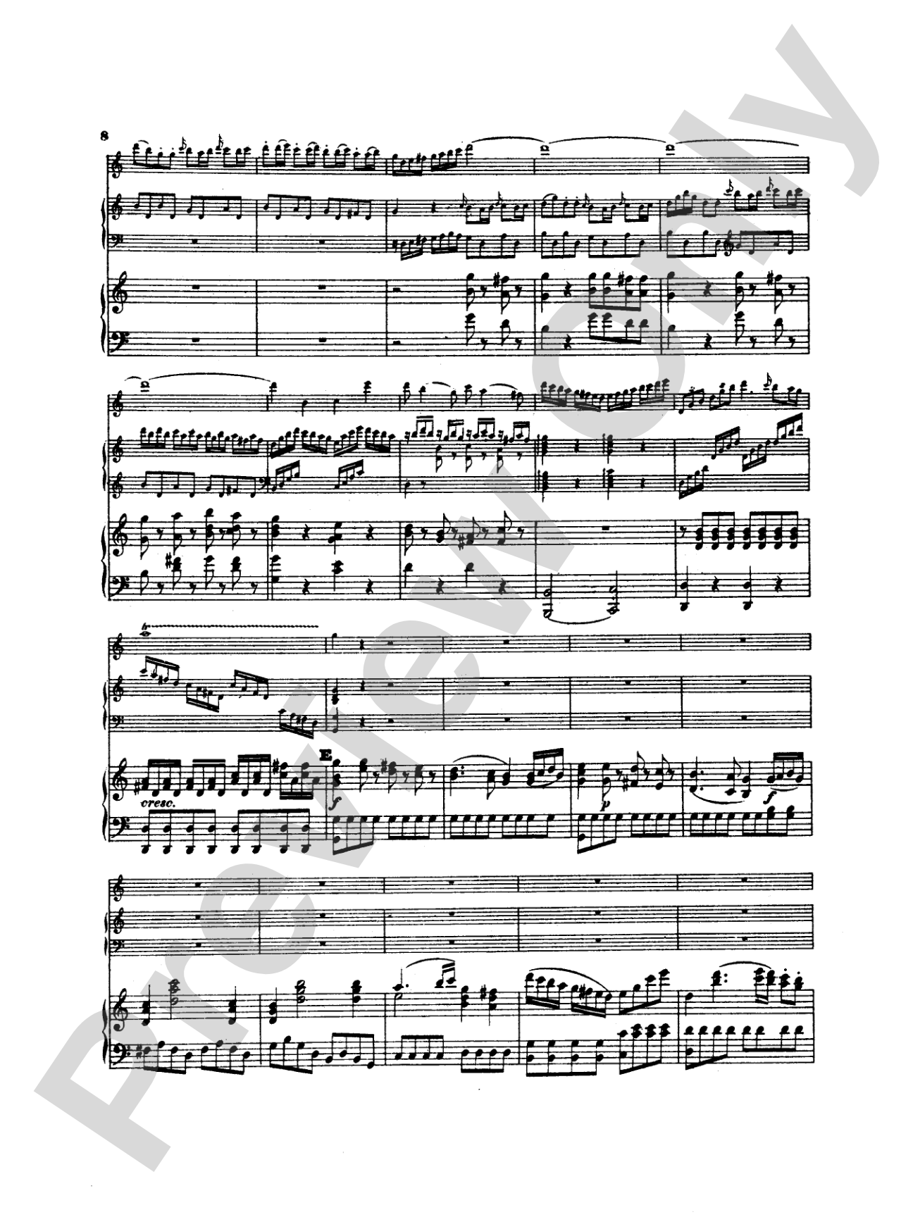Mozart: Concerto in C Major, K. 299: Flute Part(s)