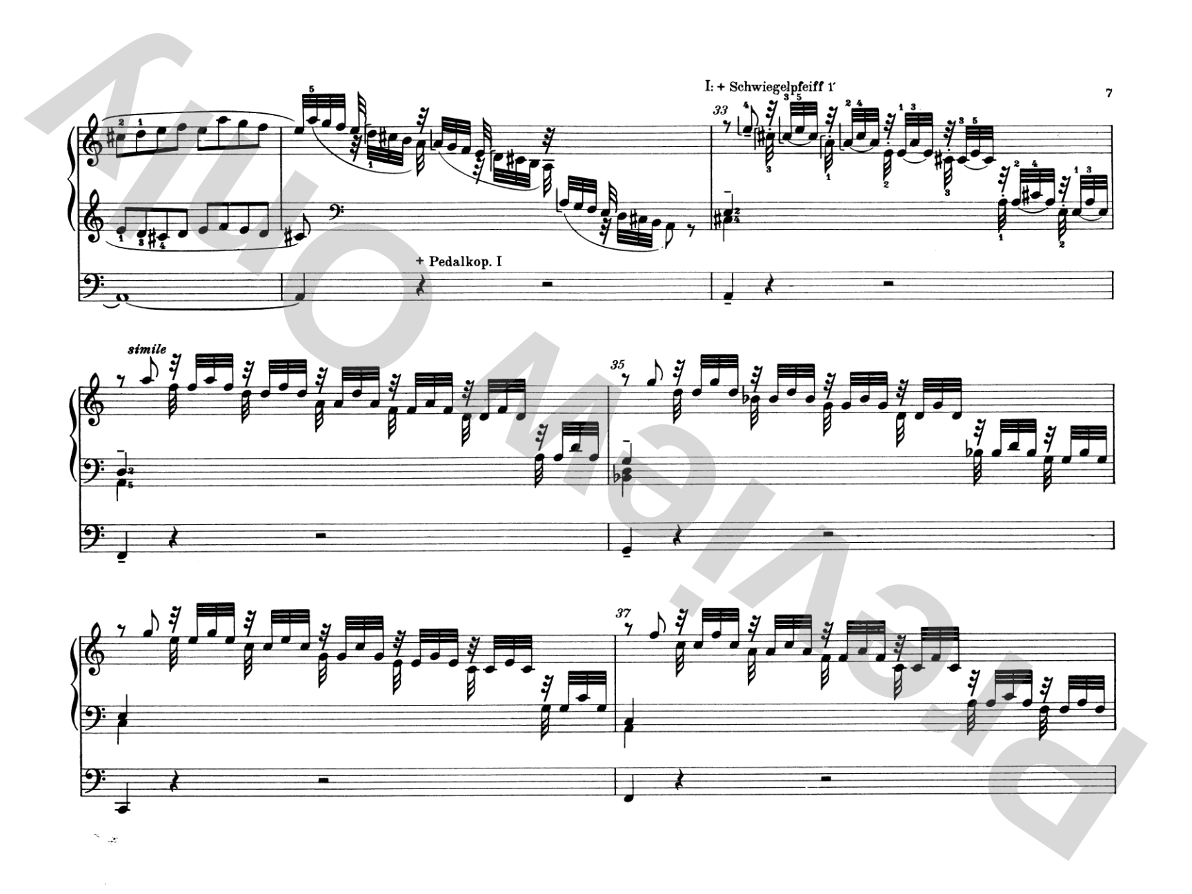 Pachelbel: Selected Organ Works, Volume I: Organ Comb Bound Book