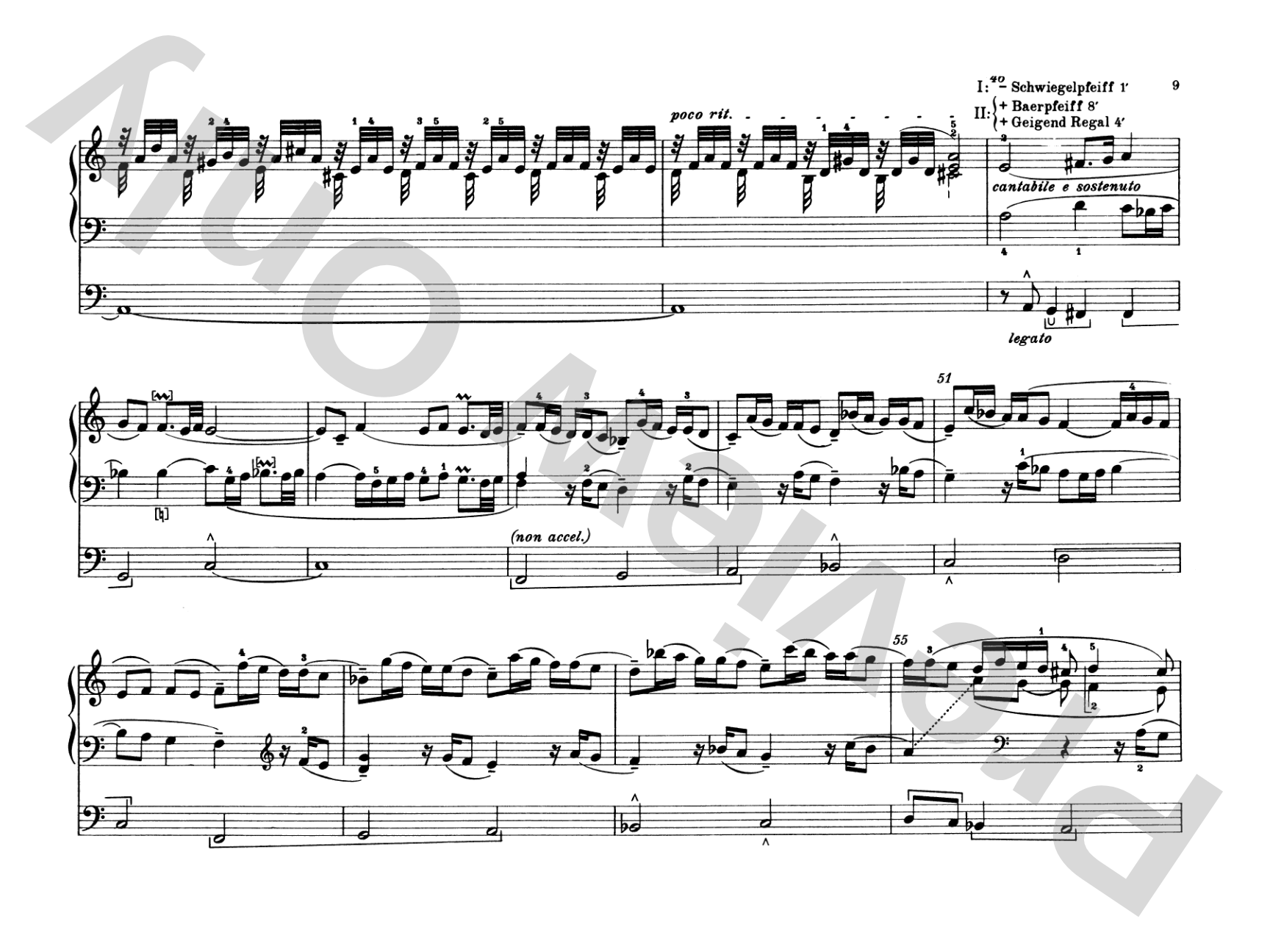 Pachelbel: Selected Organ Works, Volume I: Organ Comb Bound Book