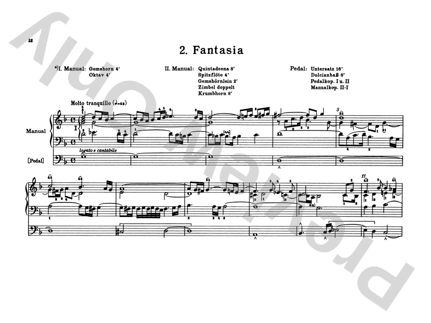 Pachelbel: Selected Organ Works, Volume I