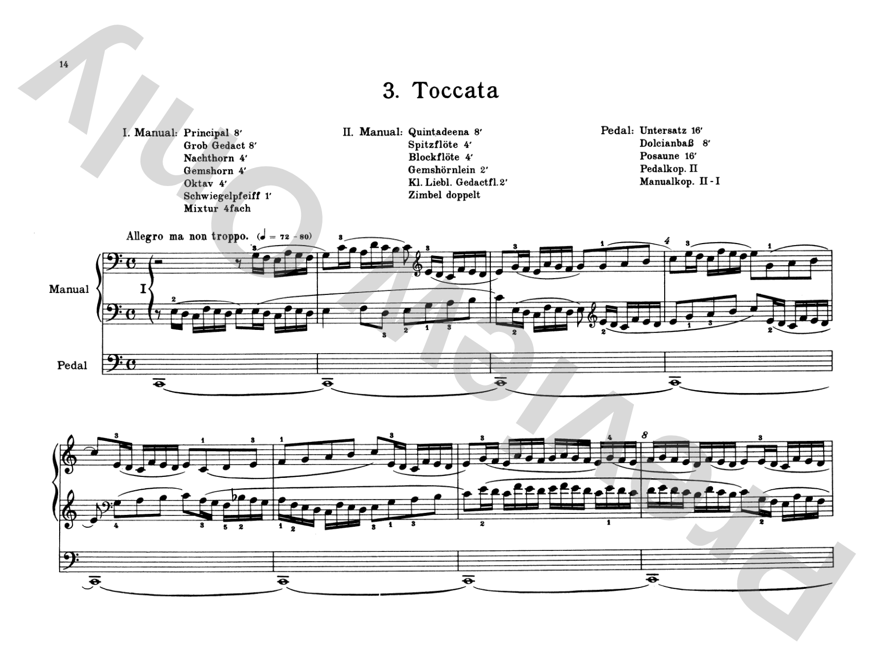 Pachelbel: Selected Organ Works, Volume I