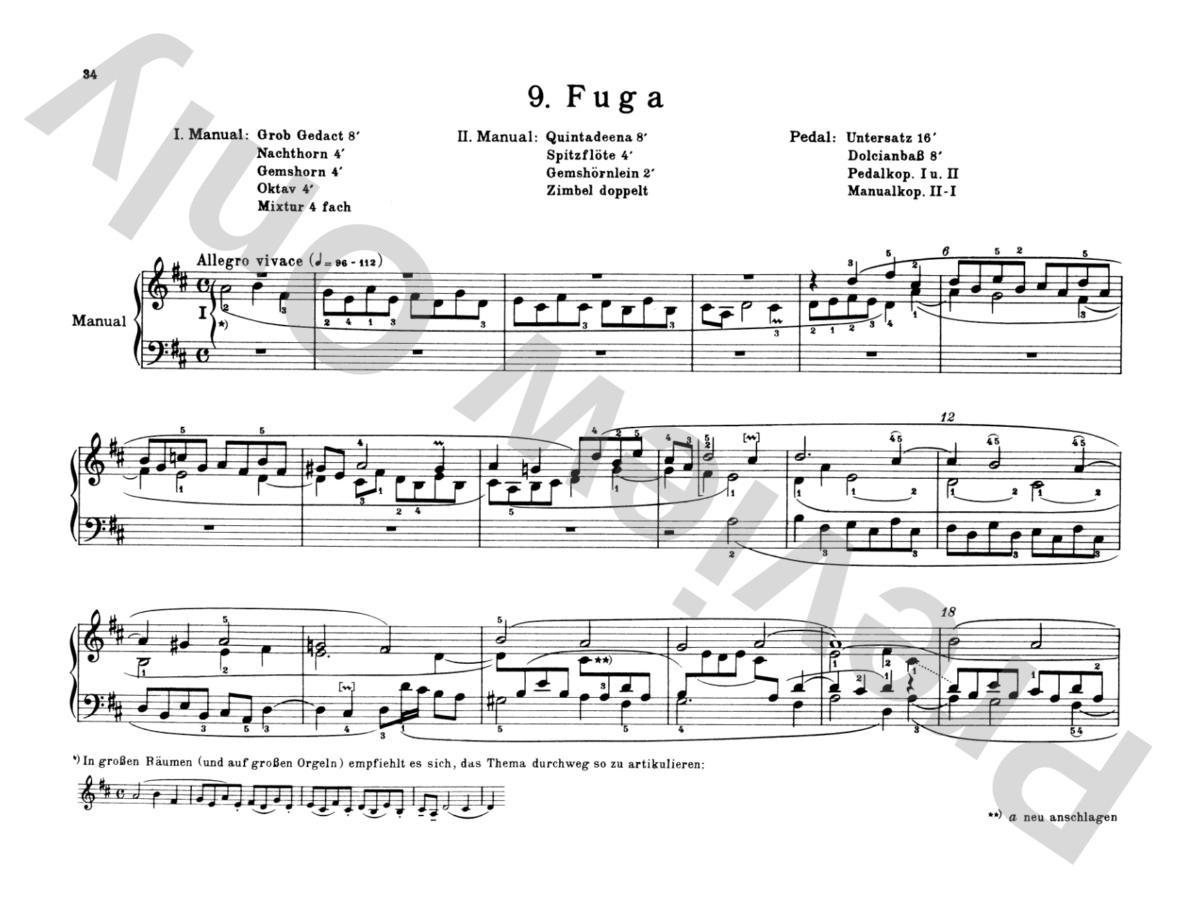 Pachelbel: Selected Organ Works, Volume I