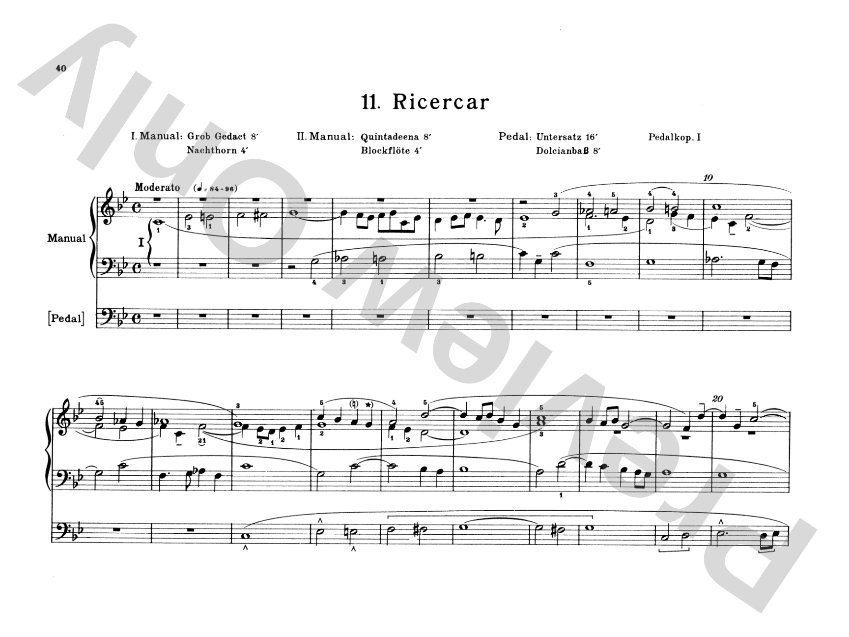 Pachelbel: Selected Organ Works, Volume I