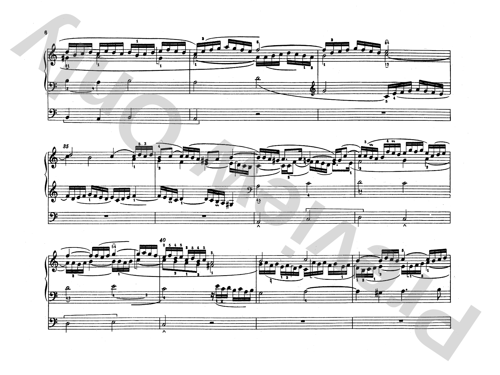 Pachelbel: Selected Organ Works, Volume II: Organ Comb Bound Book
