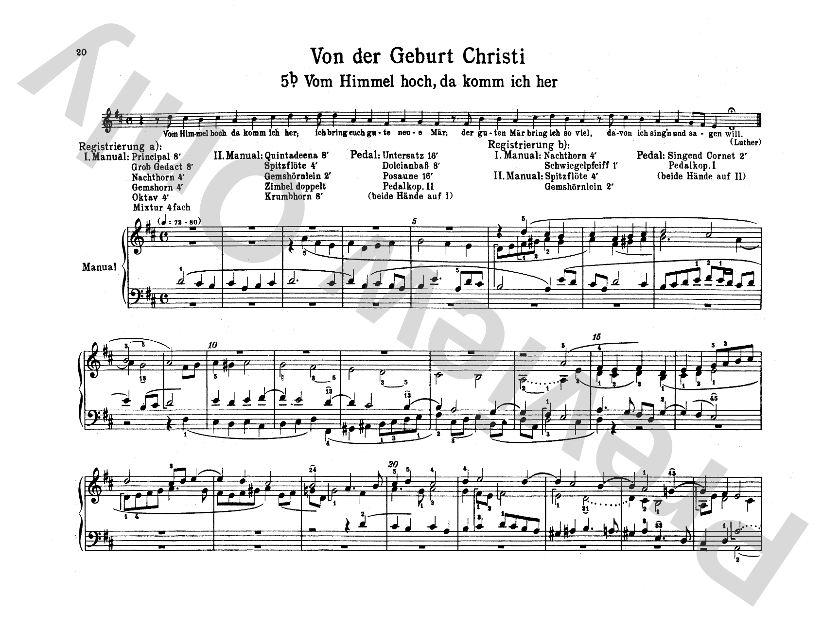 Pachelbel: Selected Organ Works, Volume II