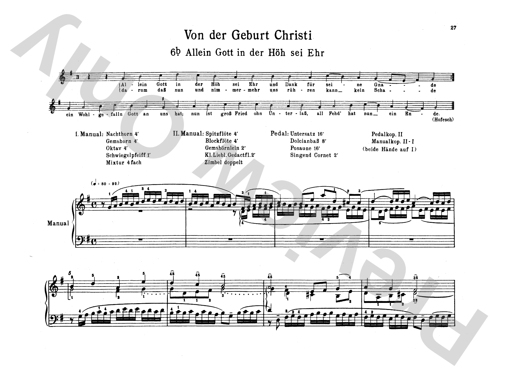 Pachelbel: Selected Organ Works, Volume II