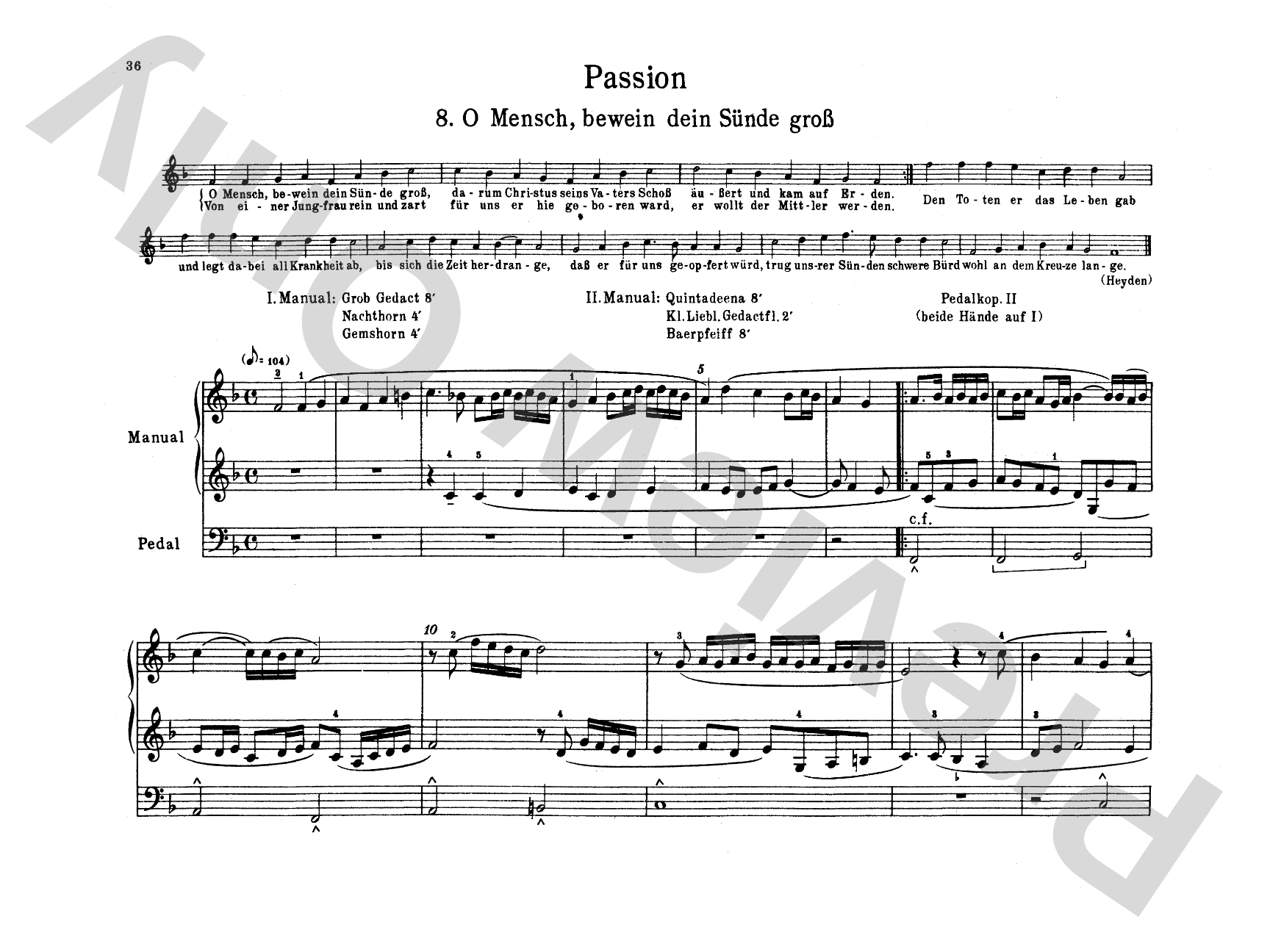 Pachelbel: Selected Organ Works, Volume II