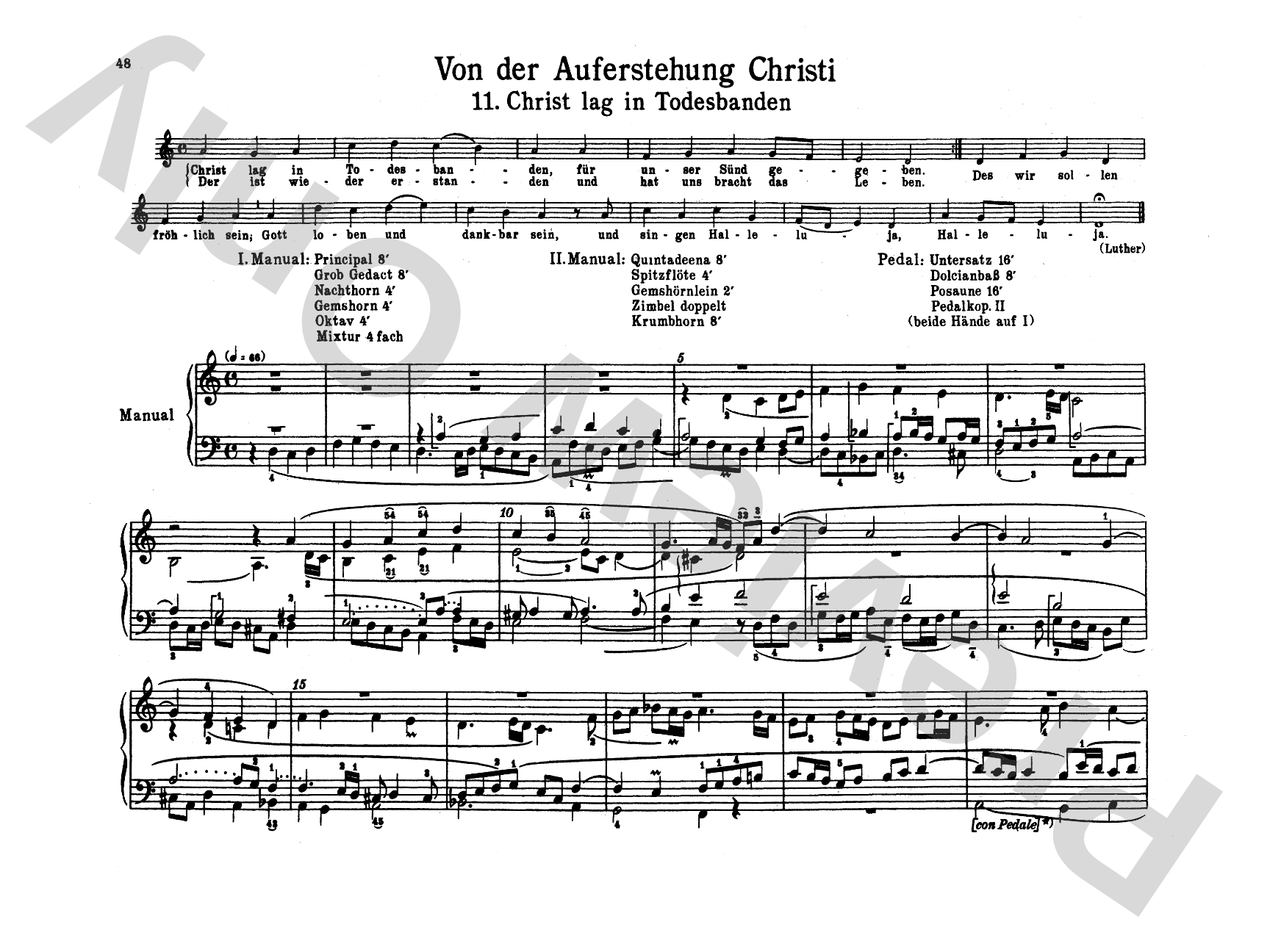 Pachelbel: Selected Organ Works, Volume II