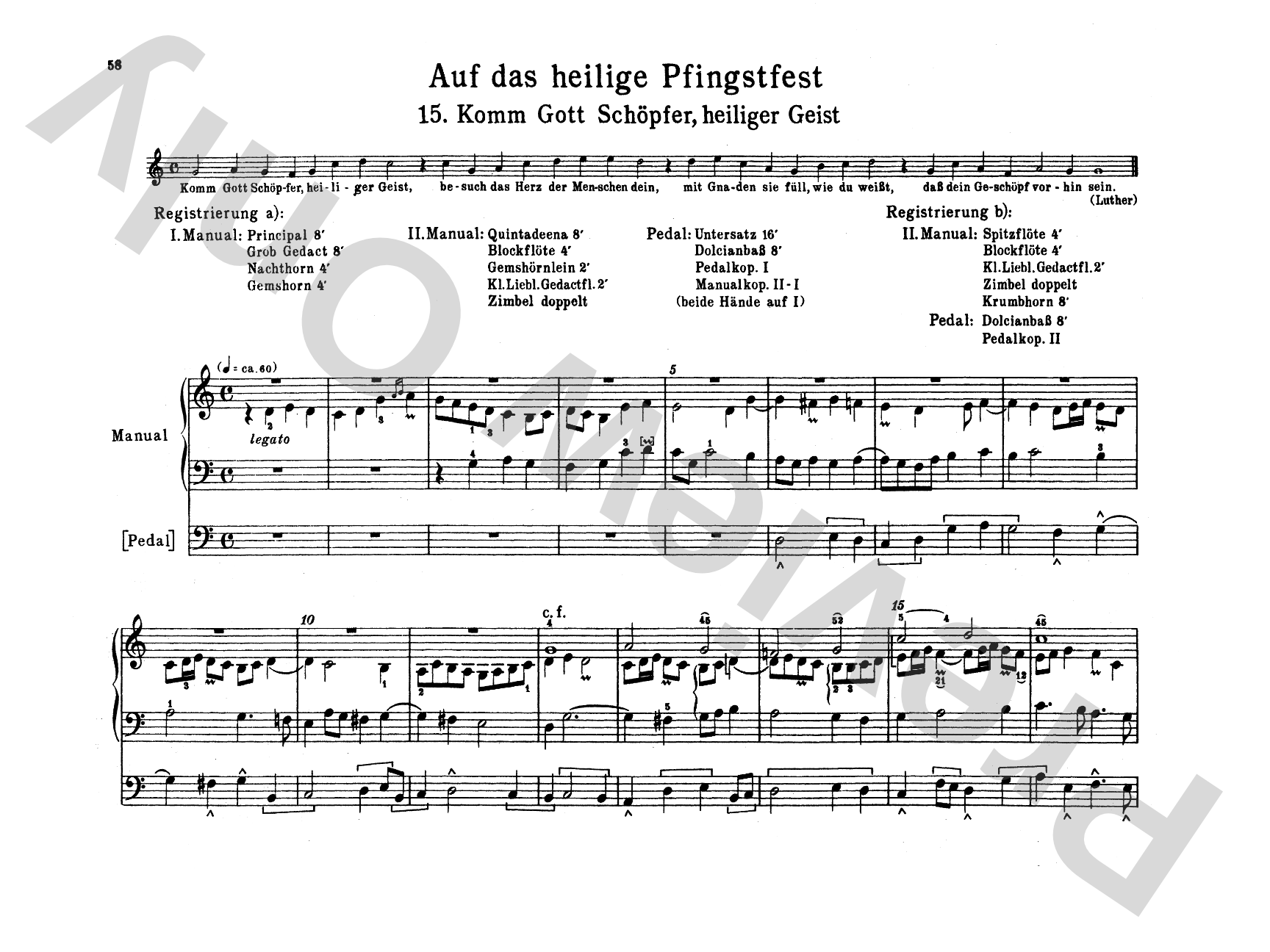 Pachelbel: Selected Organ Works, Volume II