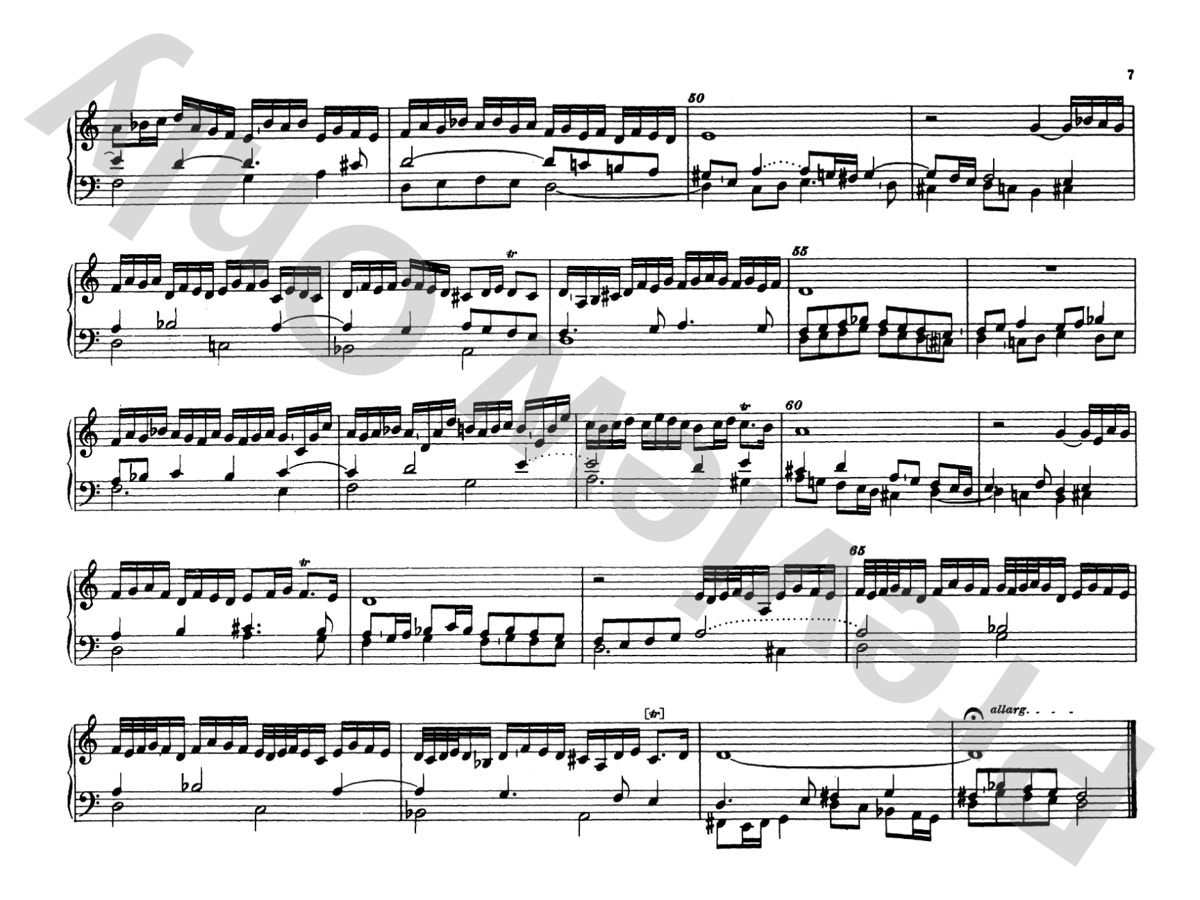 Pachelbel: Selected Organ Works, Volume III: Organ Comb Bound Book
