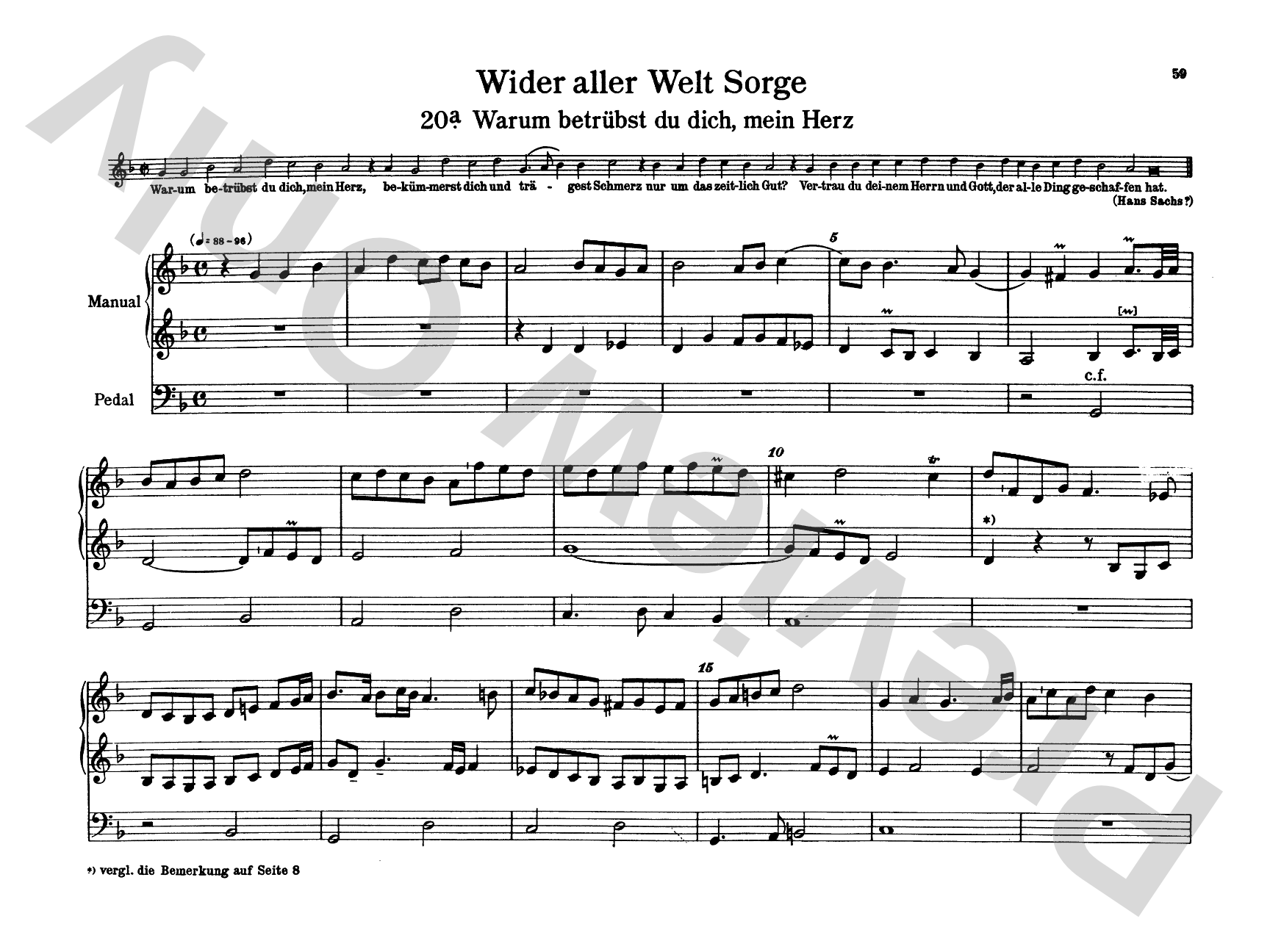 Pachelbel: Selected Organ Works, Volume III