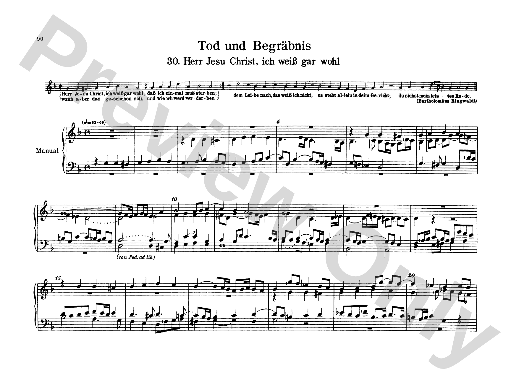 Pachelbel: Selected Organ Works, Volume III