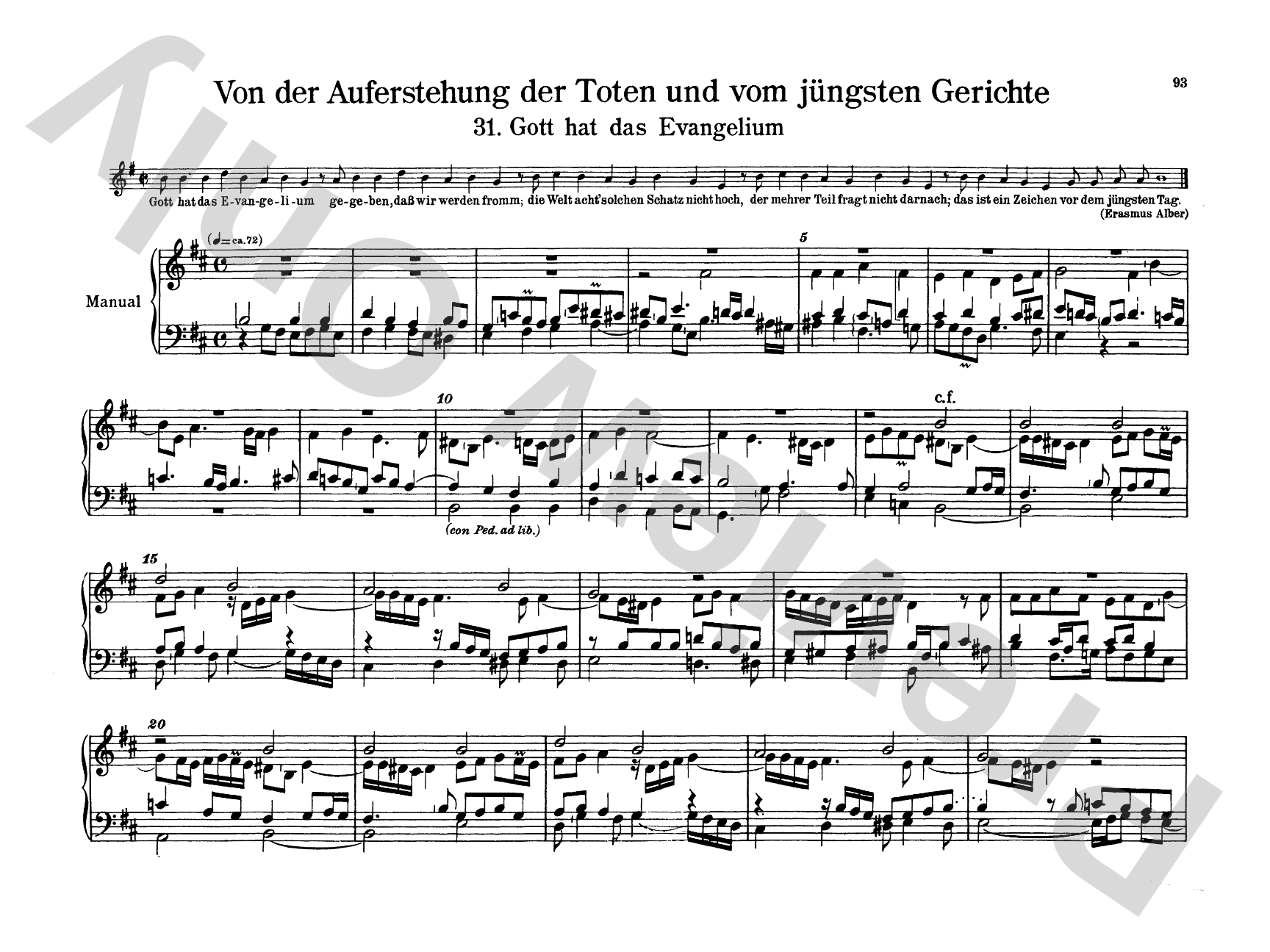 Pachelbel: Selected Organ Works, Volume III