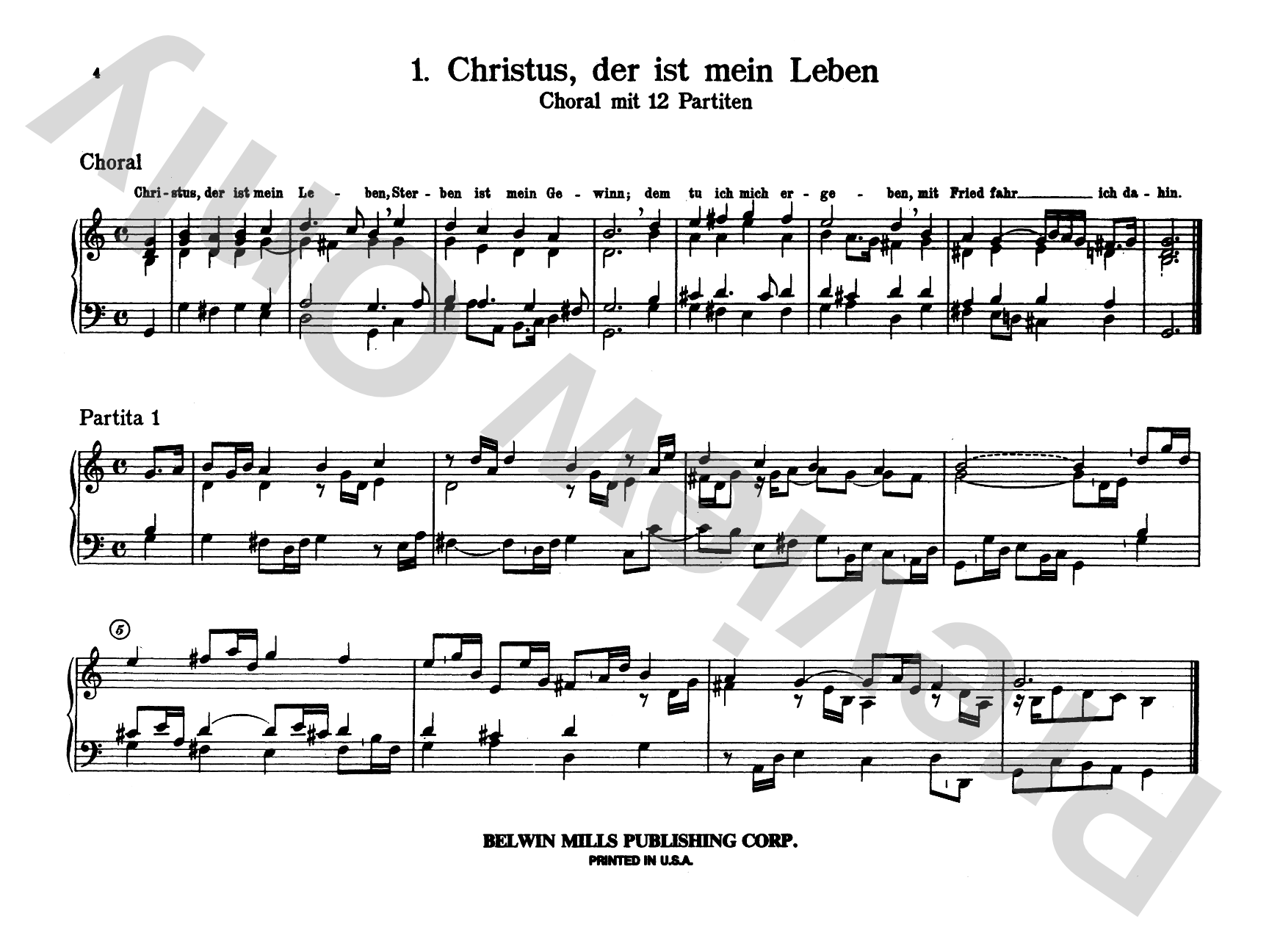 Pachelbel: Selected Organ Works, Volume IV