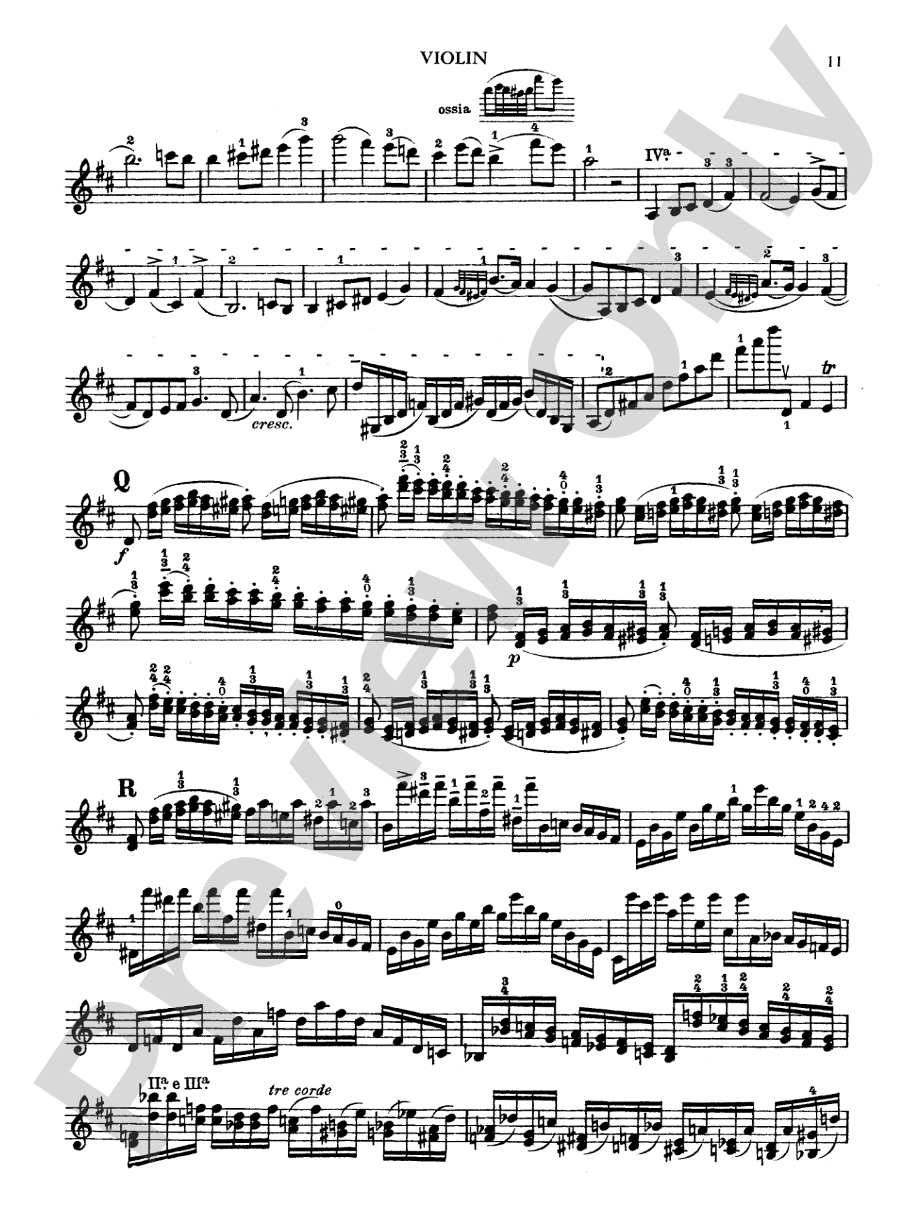 Paganini: Concerto No. 1 in D Major, Op. 6 (Arr. Carl Flesch): Violin Book