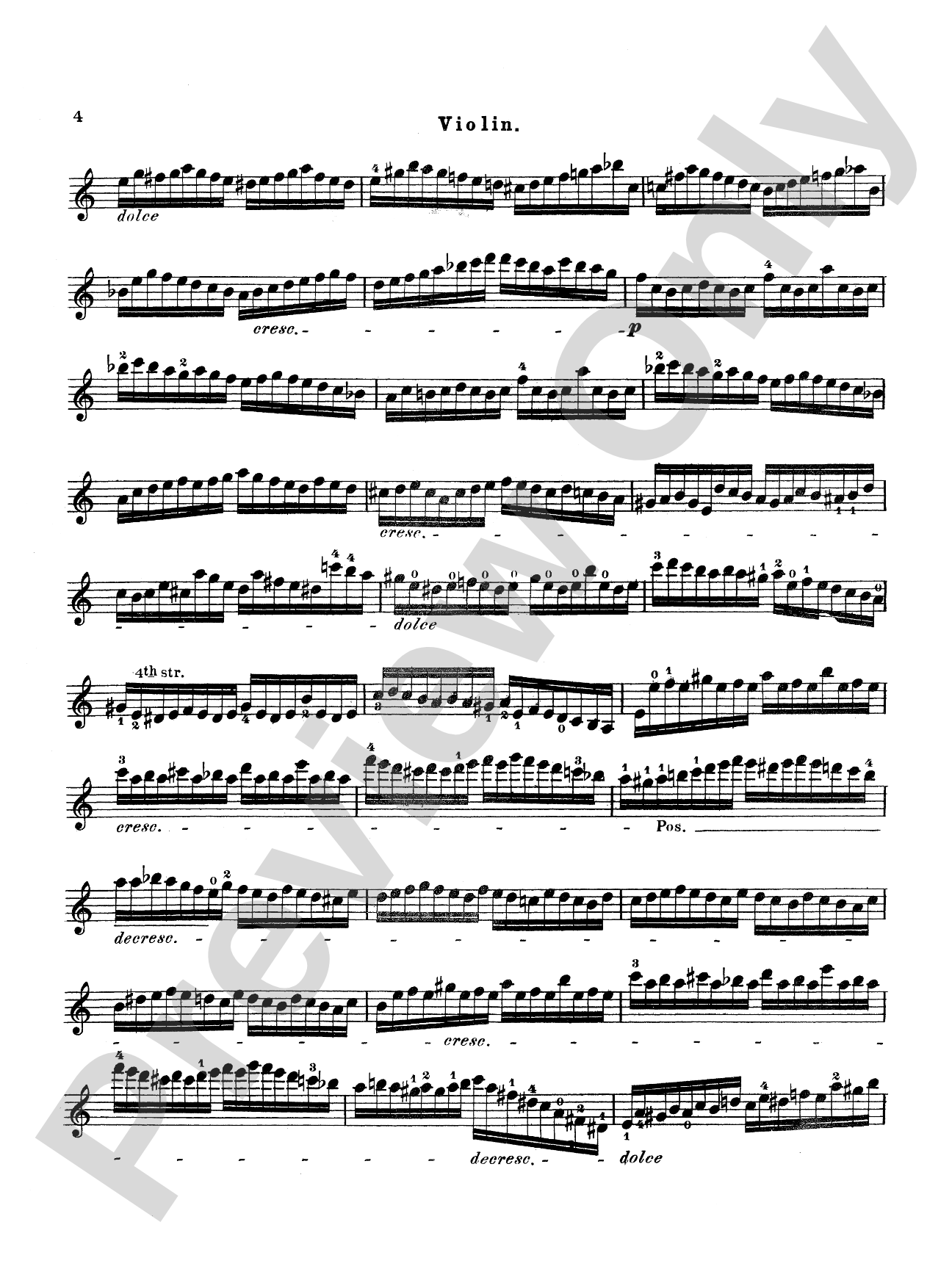 Paganini: Moto Perpetuo, Op. 11: Violin Book