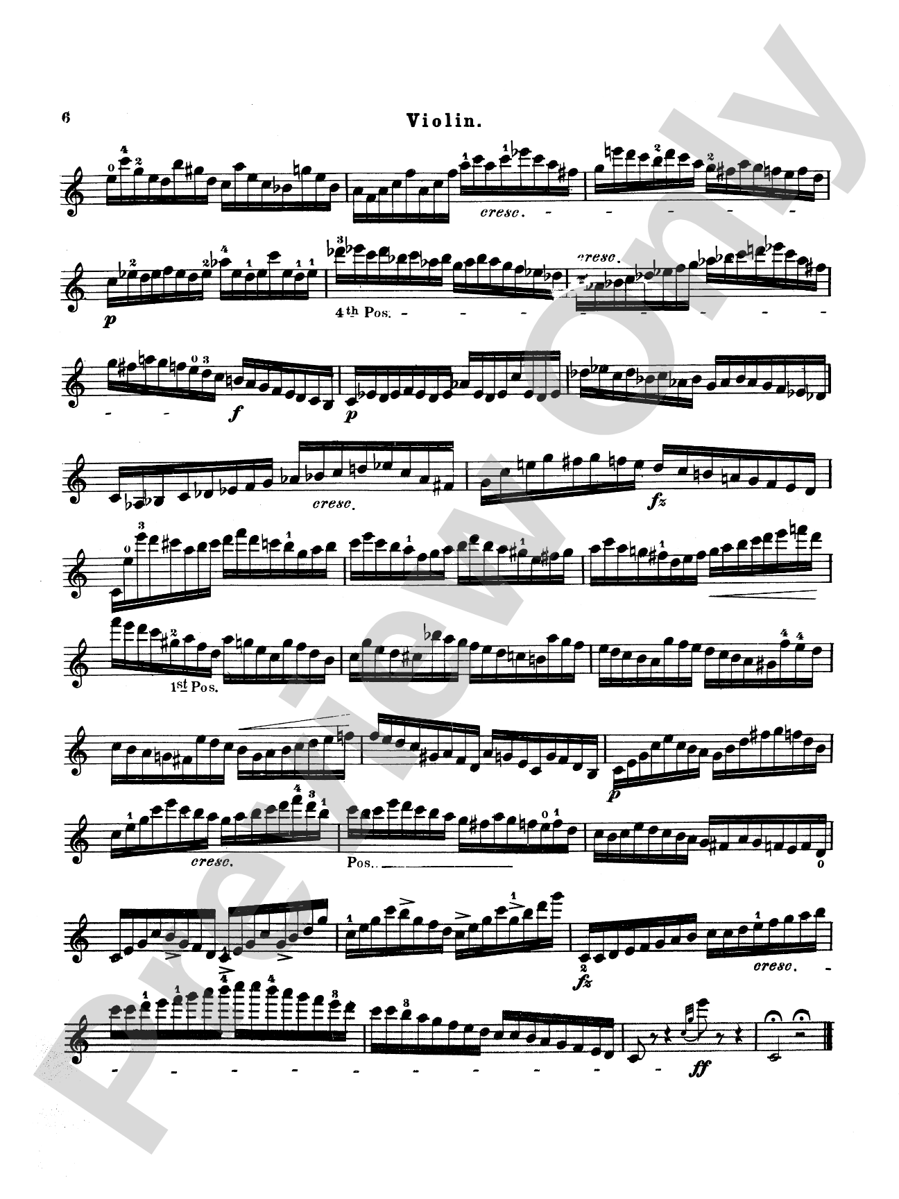 Paganini: Moto Perpetuo, Op. 11: Violin Book