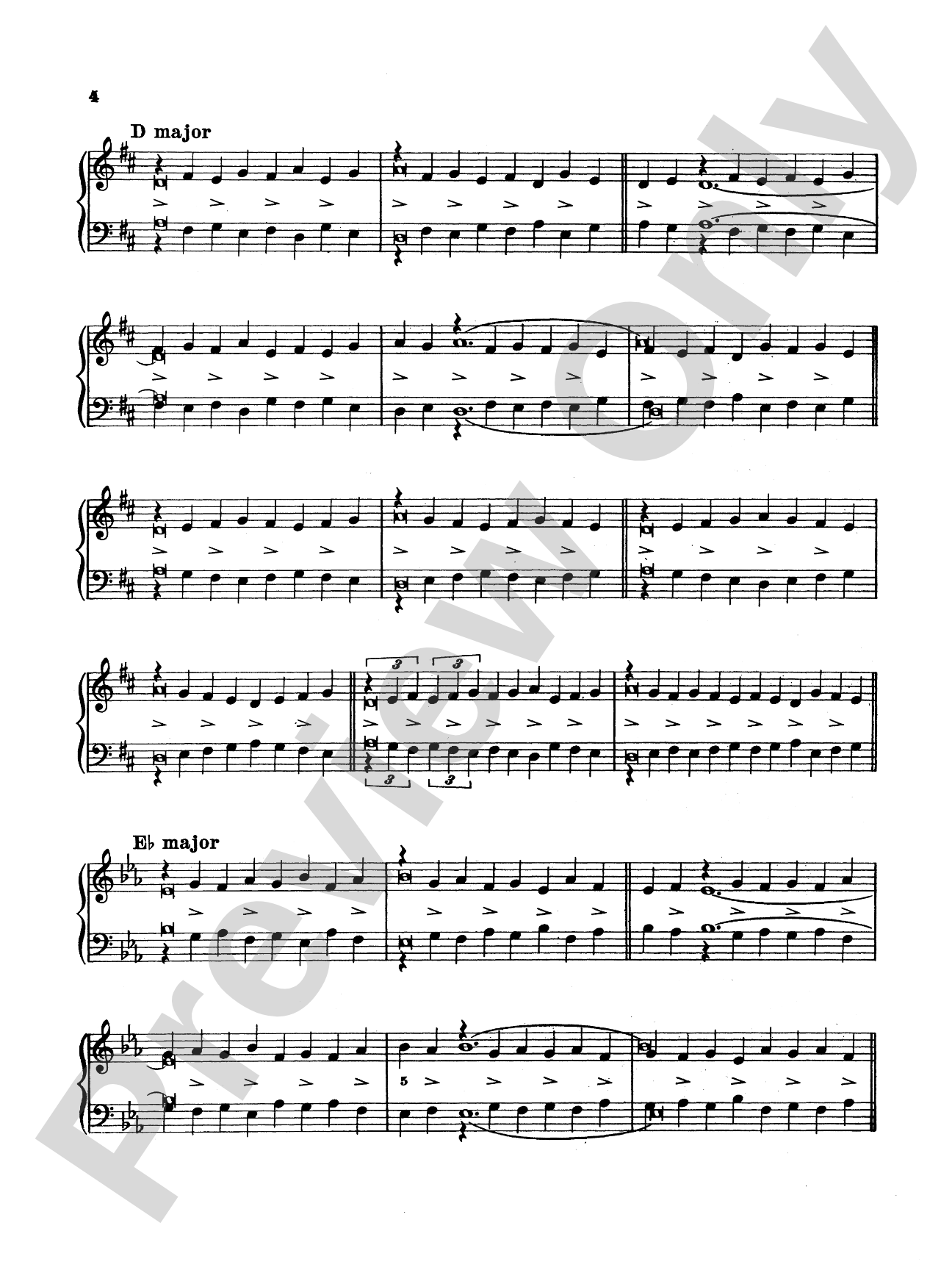 Philipp: Elementary Rhythmic Exercises for the Five Fingers: Piano Book