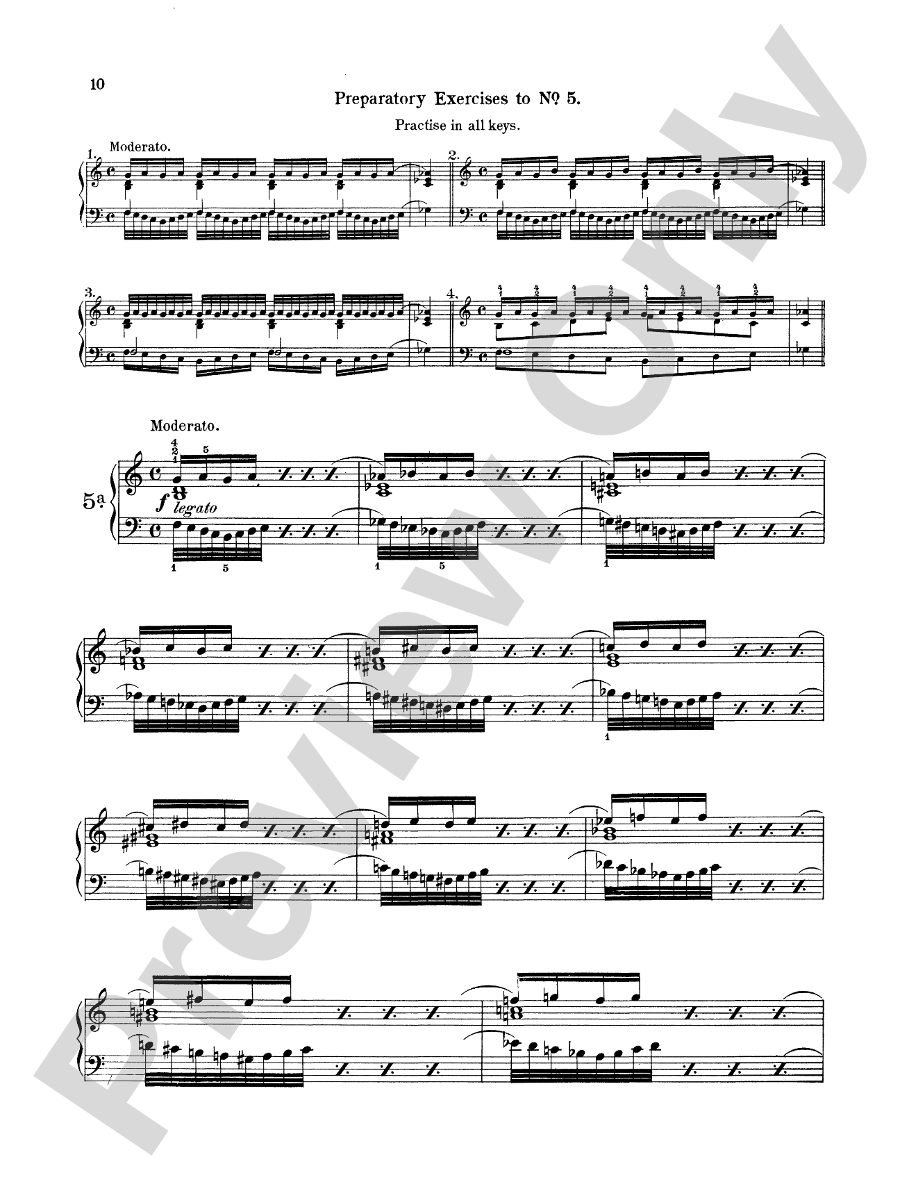 Pischna: Sixty Progressive Studies