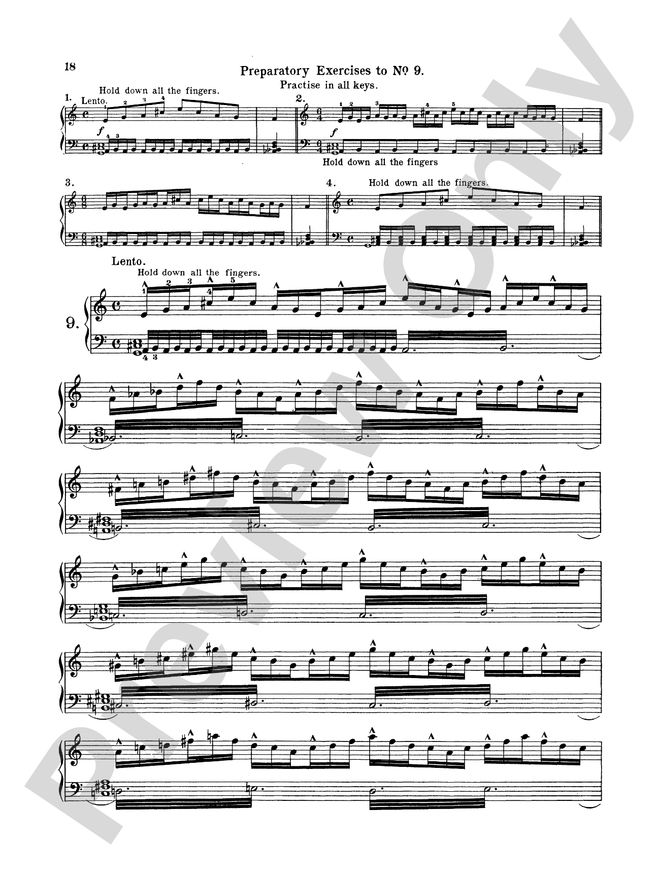 Pischna: Sixty Progressive Studies