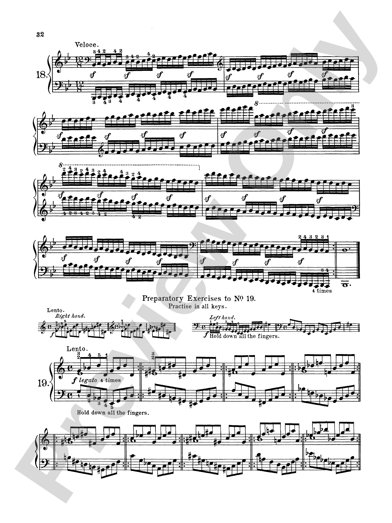 Pischna: Sixty Progressive Studies