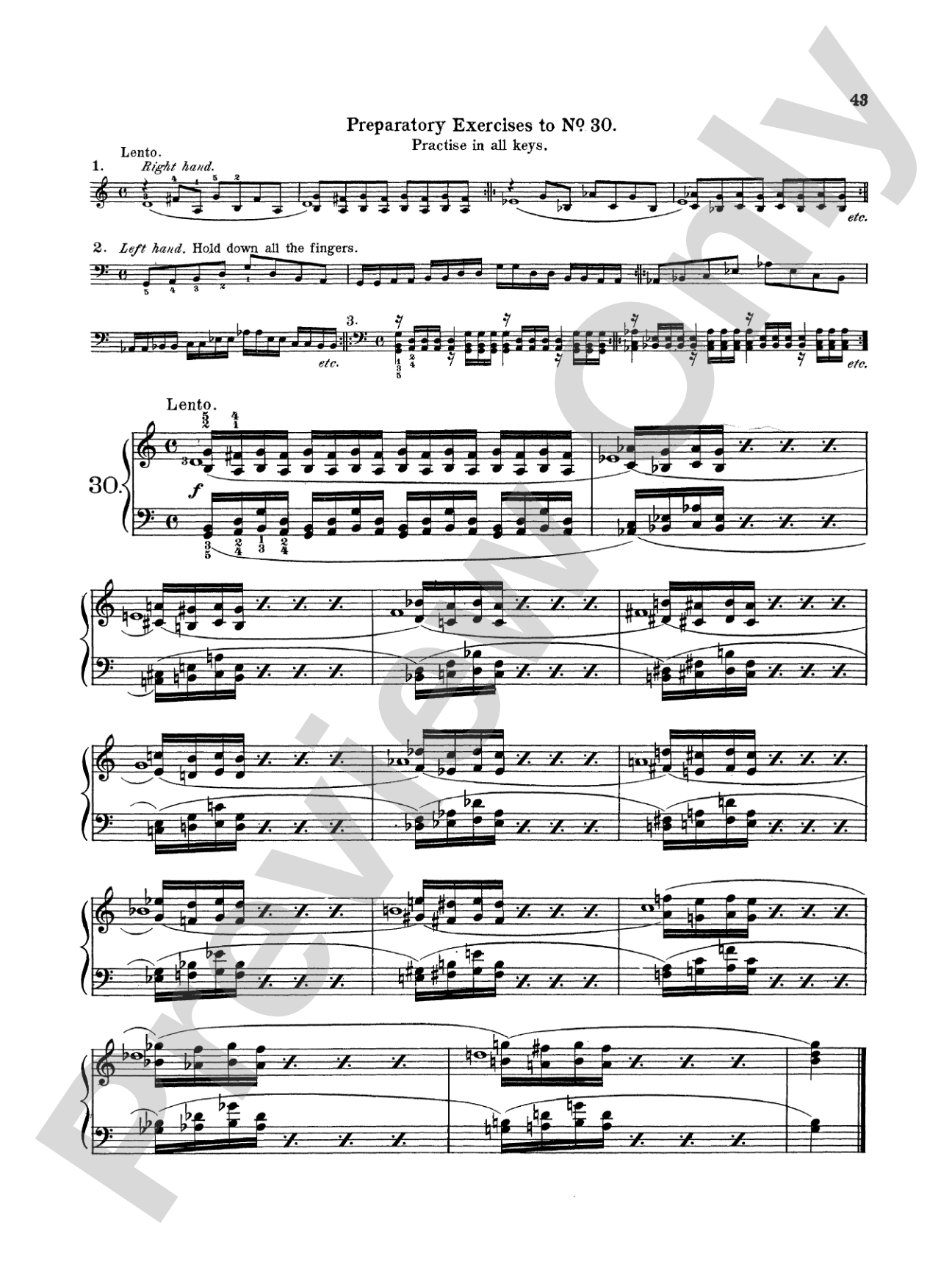 Pischna: Sixty Progressive Studies