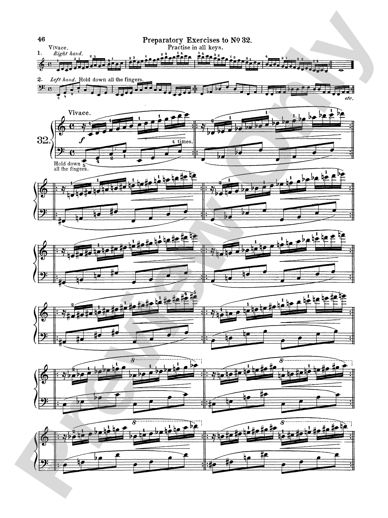 Pischna: Sixty Progressive Studies