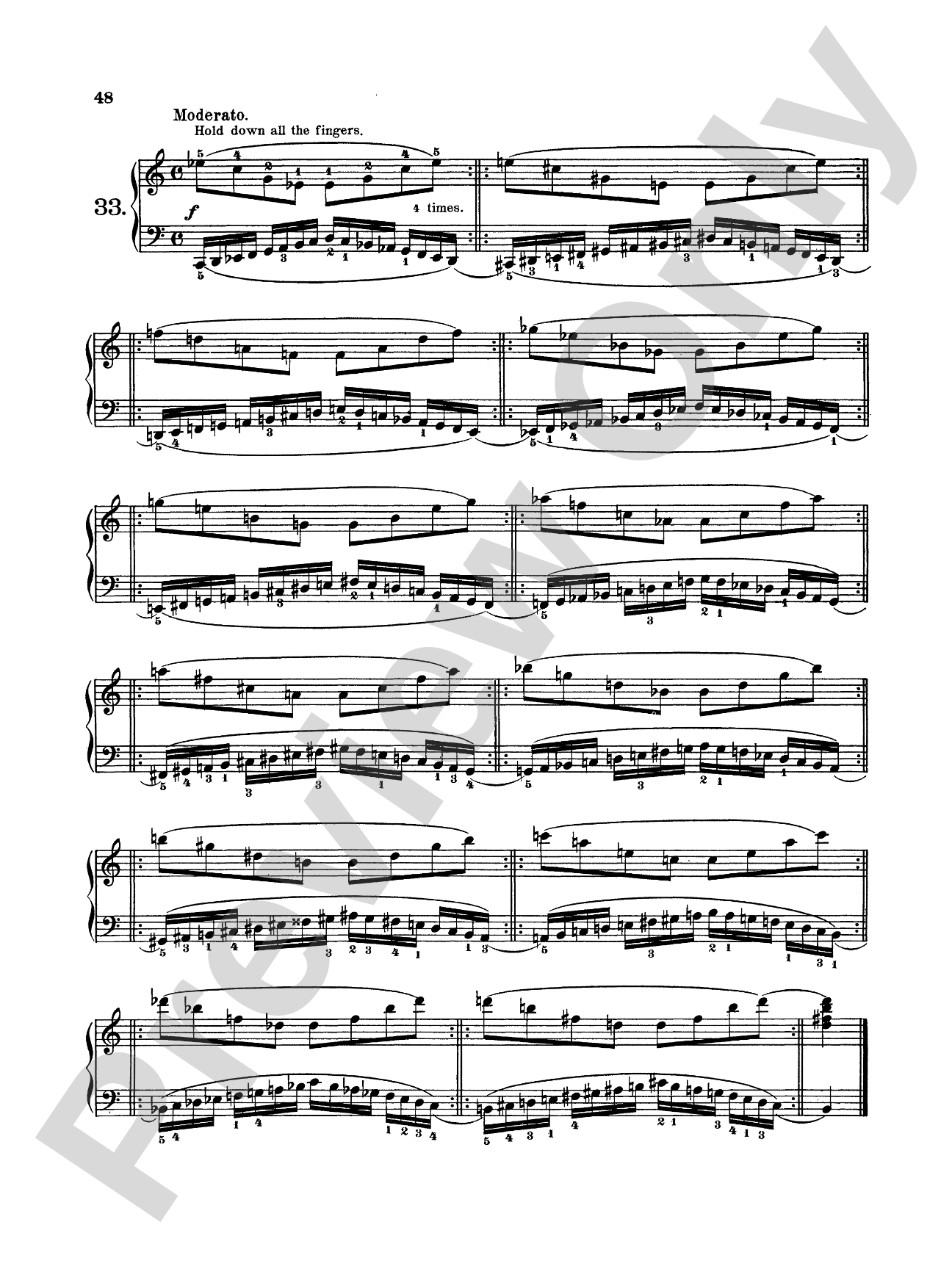 Pischna: Sixty Progressive Studies