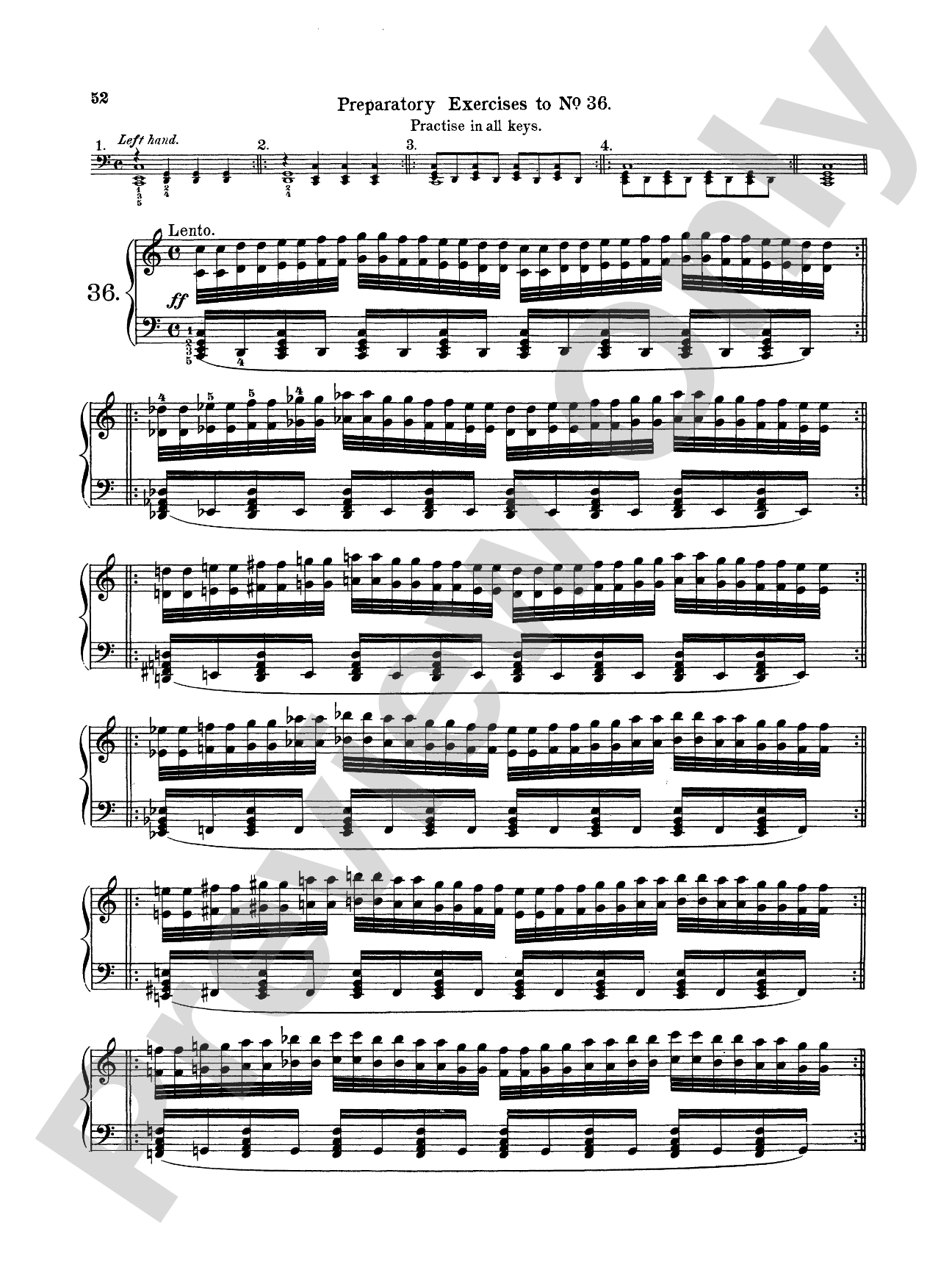 Pischna: Sixty Progressive Studies