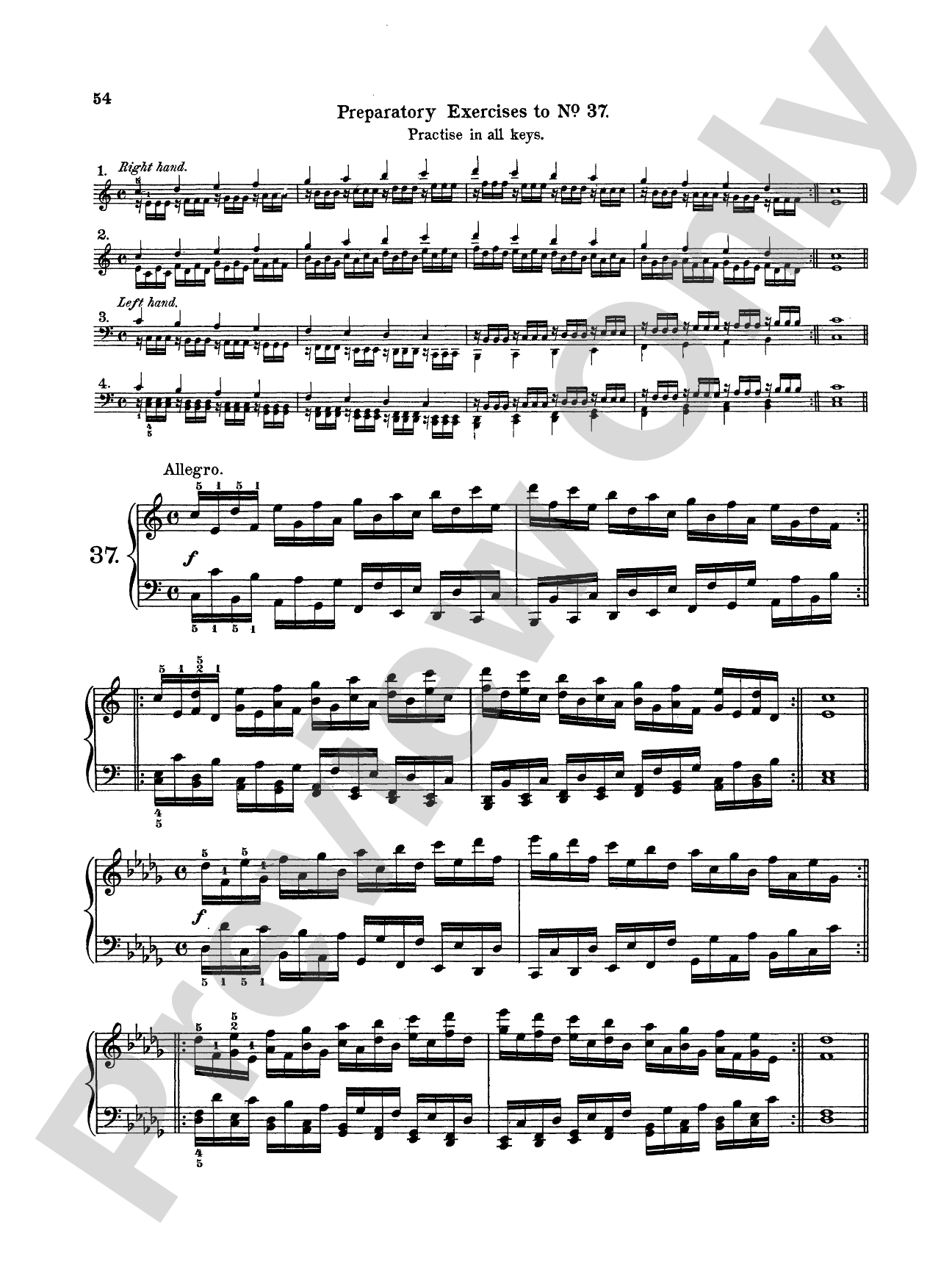 Pischna: Sixty Progressive Studies