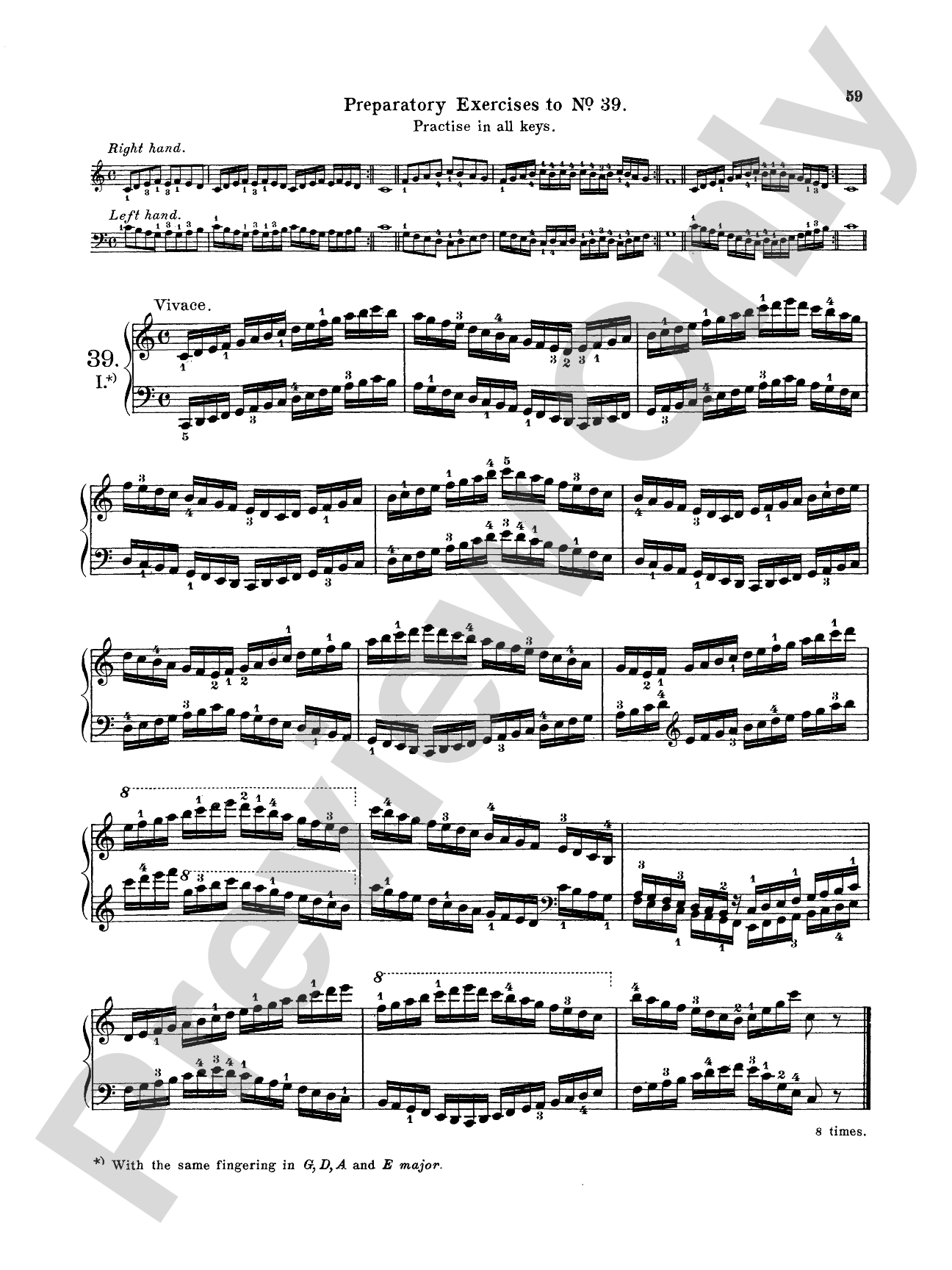 Pischna: Sixty Progressive Studies