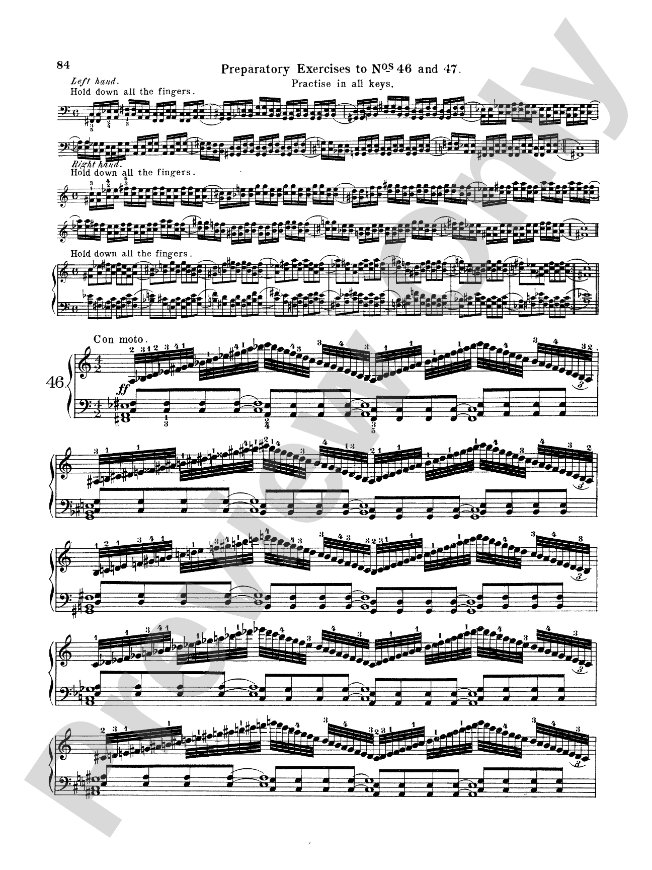 Pischna: Sixty Progressive Studies