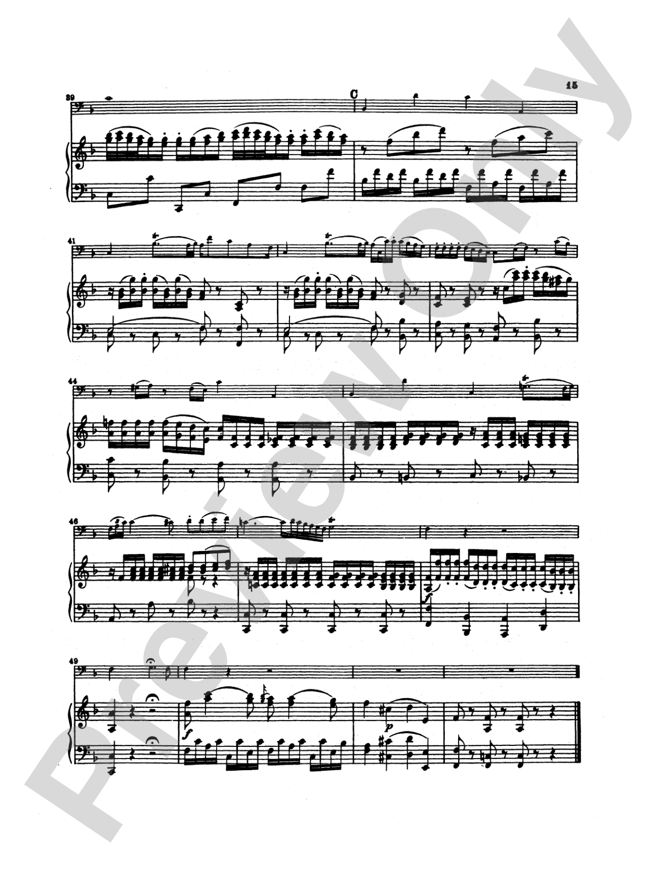 Mozart: Concerto in B flat Major, K. 191: Bassoon & Piano Part(s)