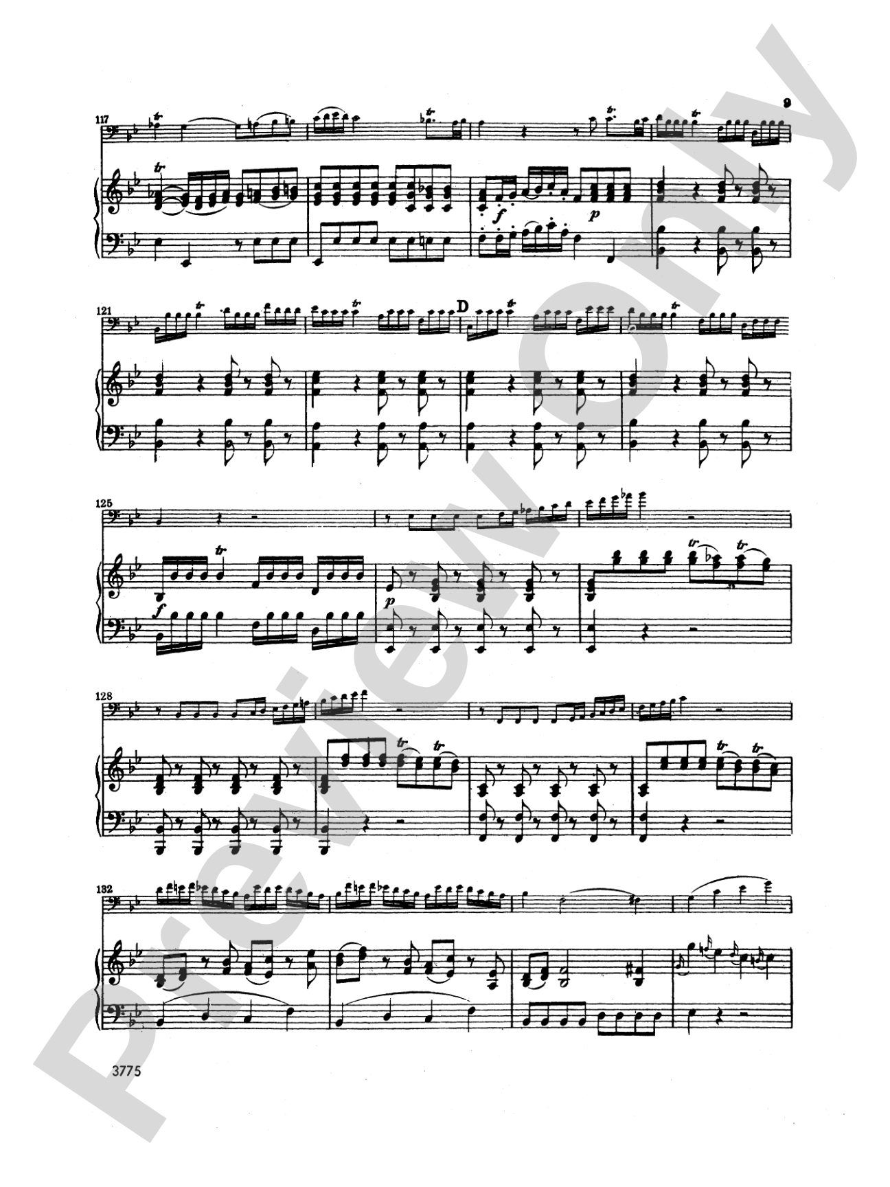 Mozart: Concerto in B flat Major, K. 191: Bassoon & Piano Part(s)