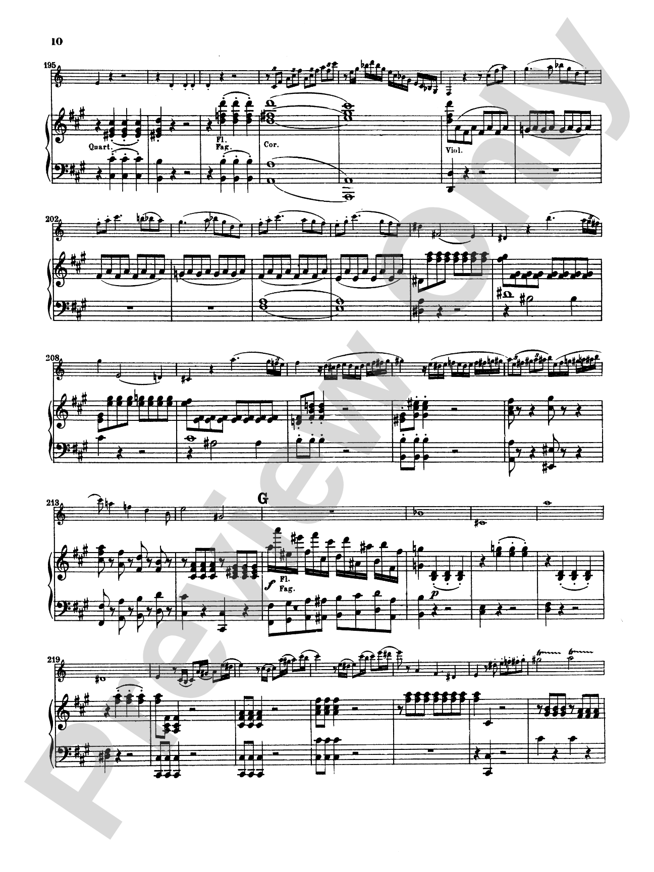Mozart: Concerto in A Major, K. 622: Clarinet Part(s)