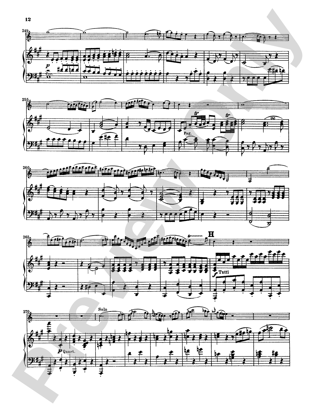 Mozart: Concerto in A Major, K. 622: Clarinet Part(s)