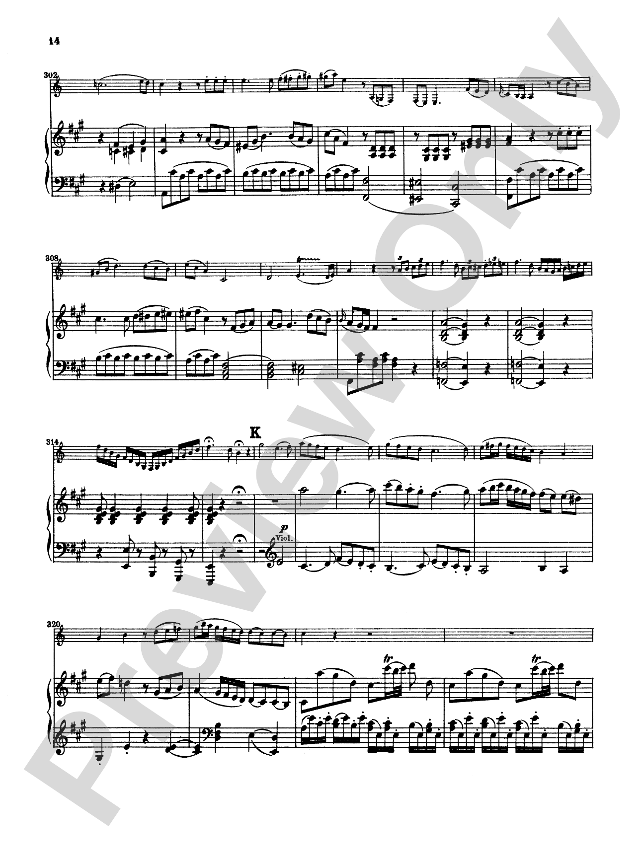 Mozart: Concerto in A Major, K. 622: Clarinet Part(s)