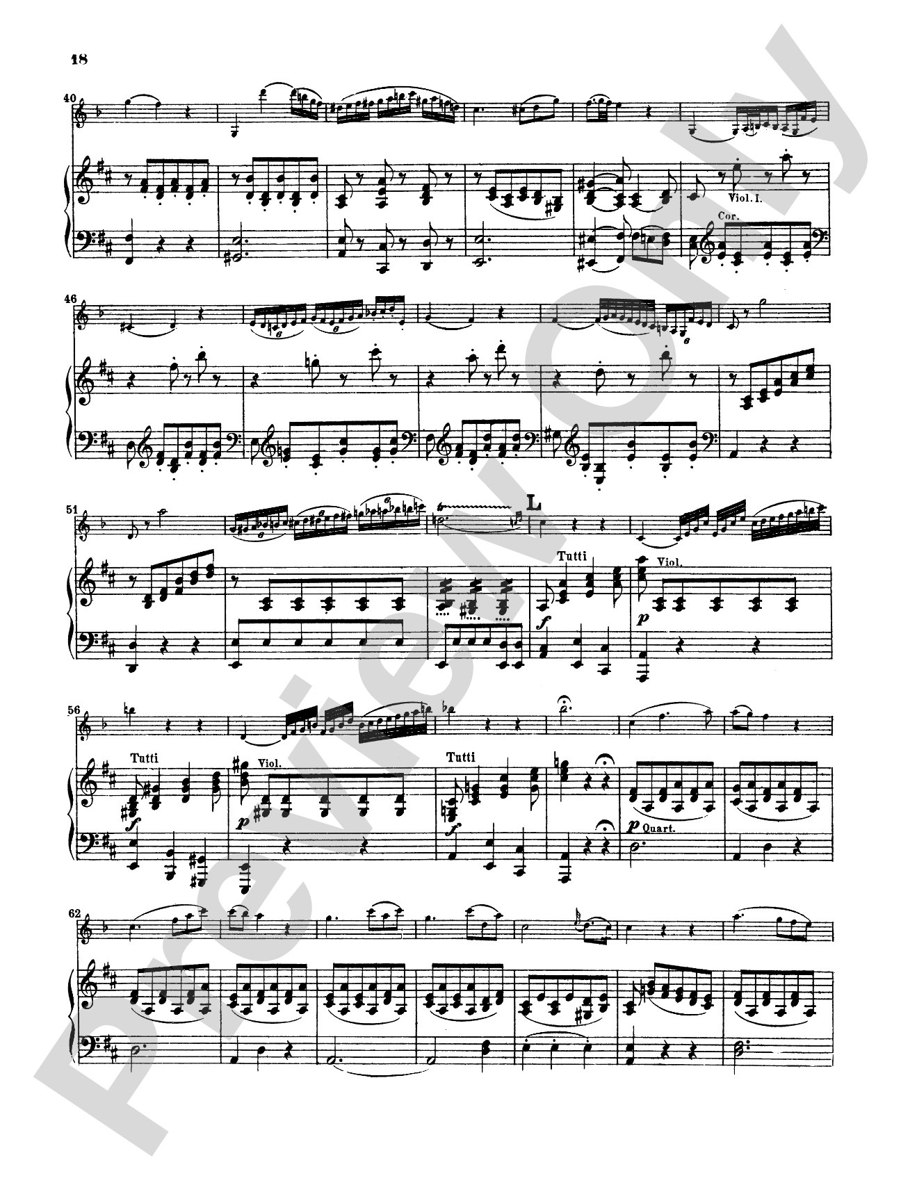 Mozart: Concerto in A Major, K. 622: Clarinet Part(s)