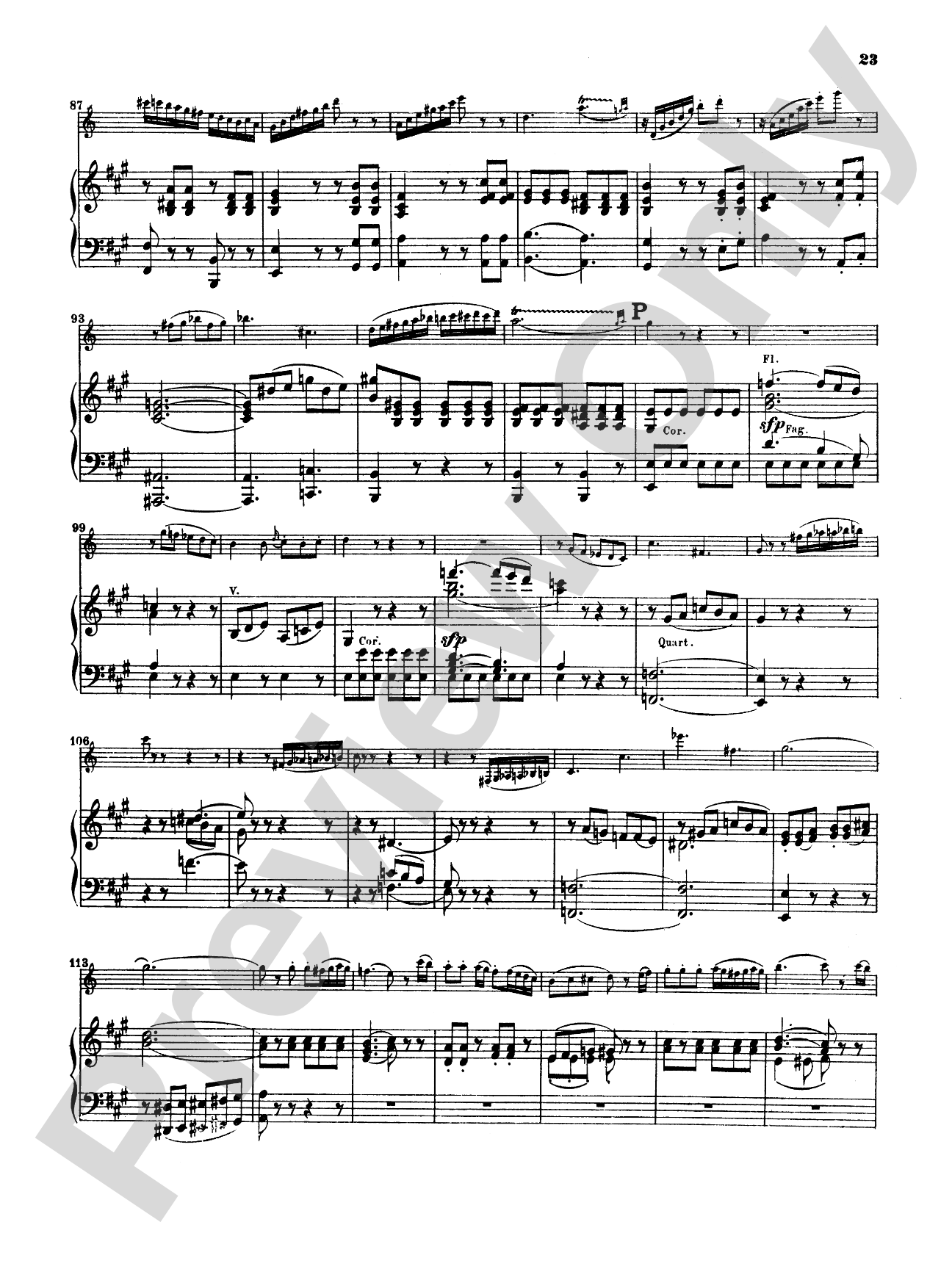Mozart: Concerto in A Major, K. 622: Clarinet Part(s)
