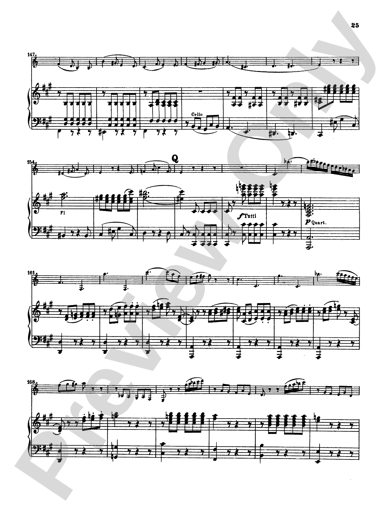 Mozart: Concerto in A Major, K. 622: Clarinet Part(s)