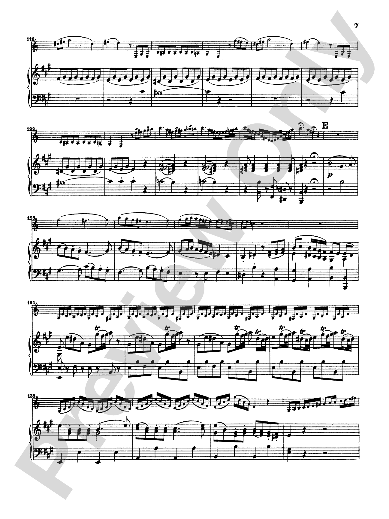 Mozart: Concerto in A Major, K. 622: Clarinet Part(s)