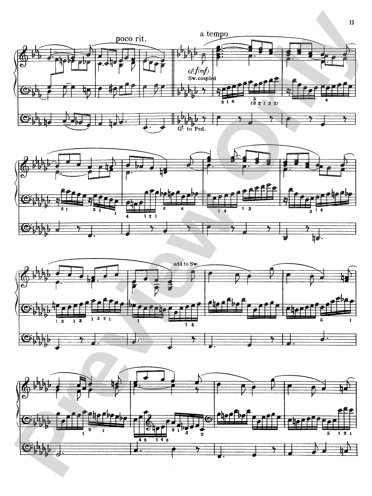 Rheinberger: Sonata No. 9: Organ Sheet