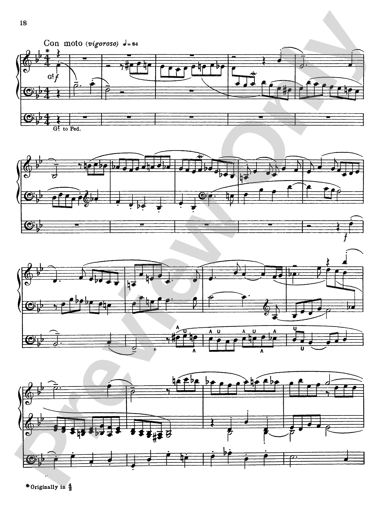 Rheinberger: Sonata No. 9: Organ Sheet