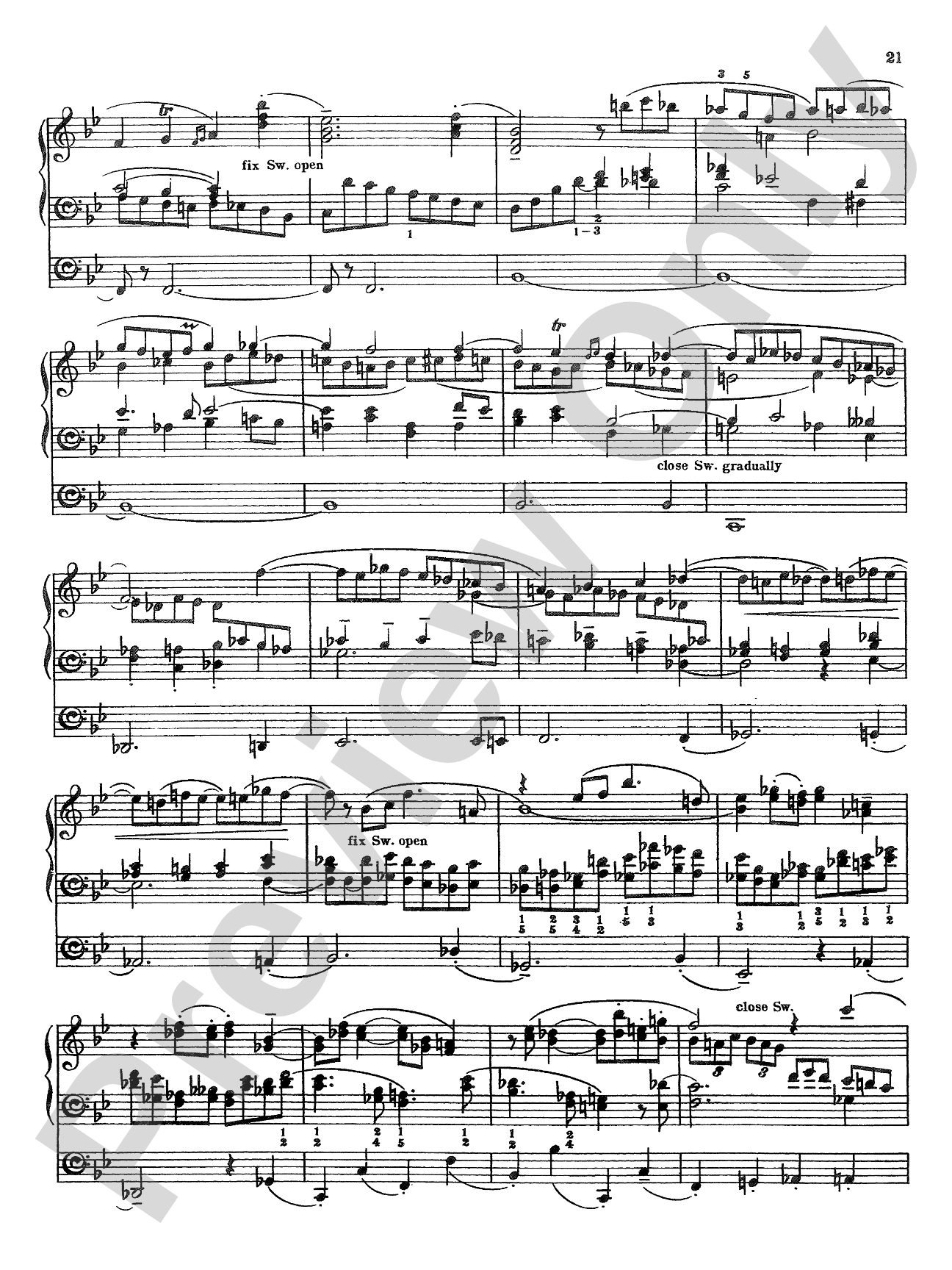 Rheinberger: Sonata No. 9: Organ Sheet
